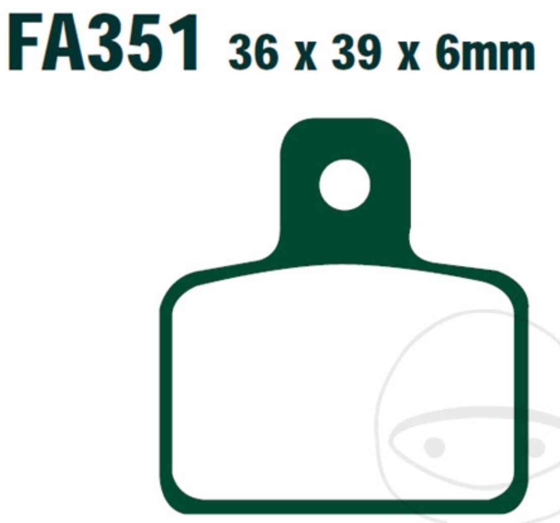 EBC Bremsbeläge FA351 Gas Gas EC MX TXT MC Pro Cadet Rookie Replica Enduro