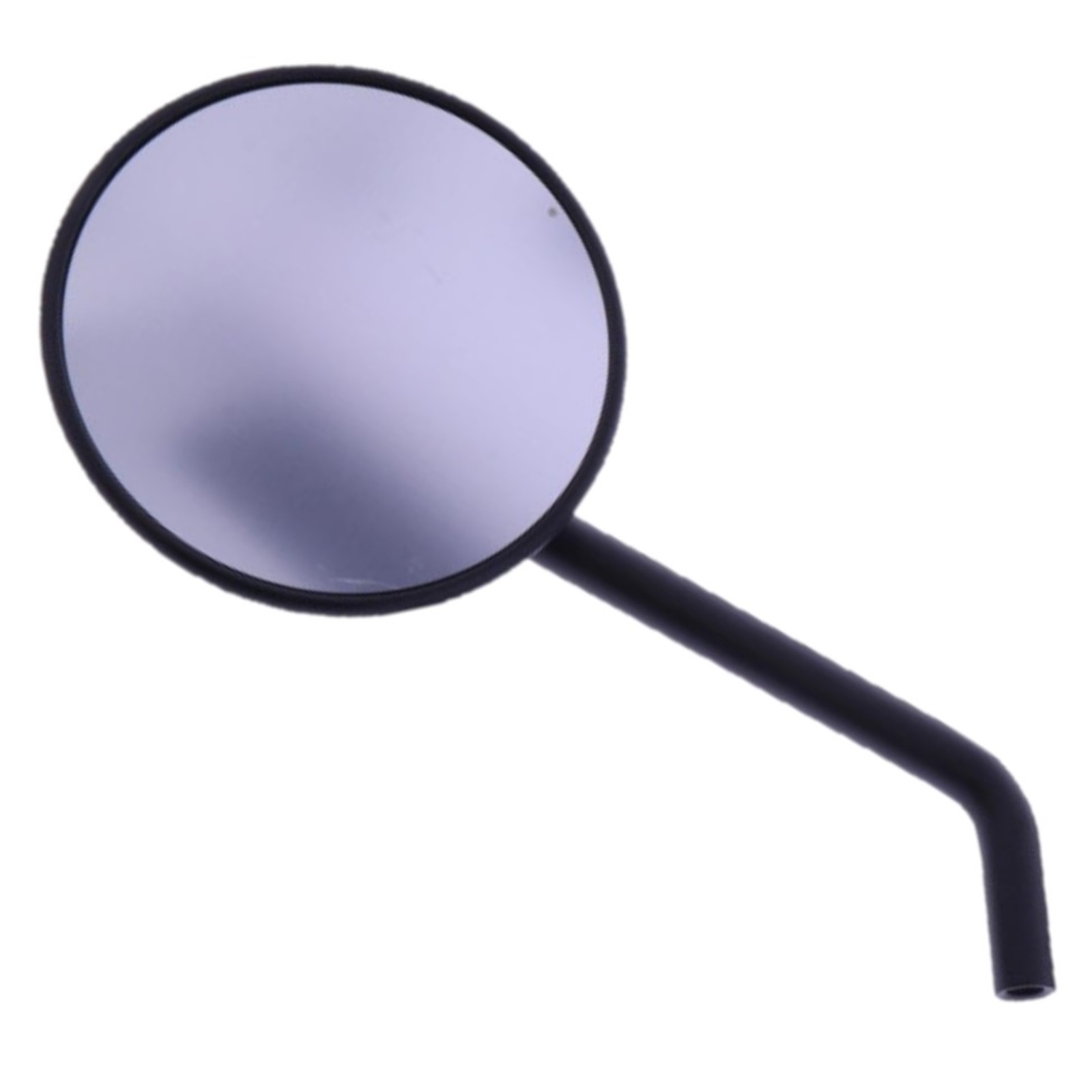 Spiegelpaar universell für viele Fahrzeuge aus Kunststoff in schwarz mit M10 Linksgewinde Beidseitig montierbar