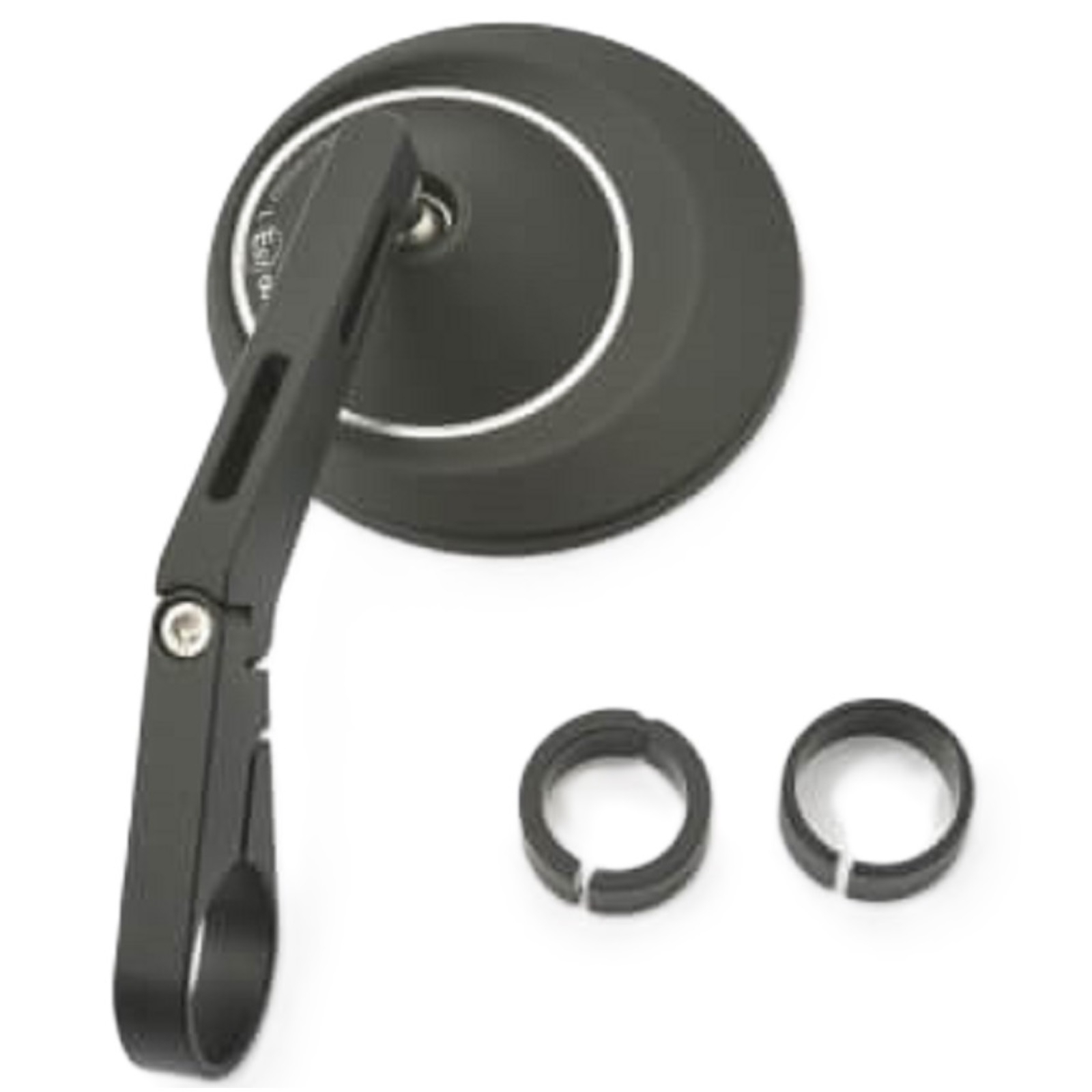 Lenkerendenspiegel Universal Aluminium schwarz für 1 Zoll und 7/8 Zoll Lenker