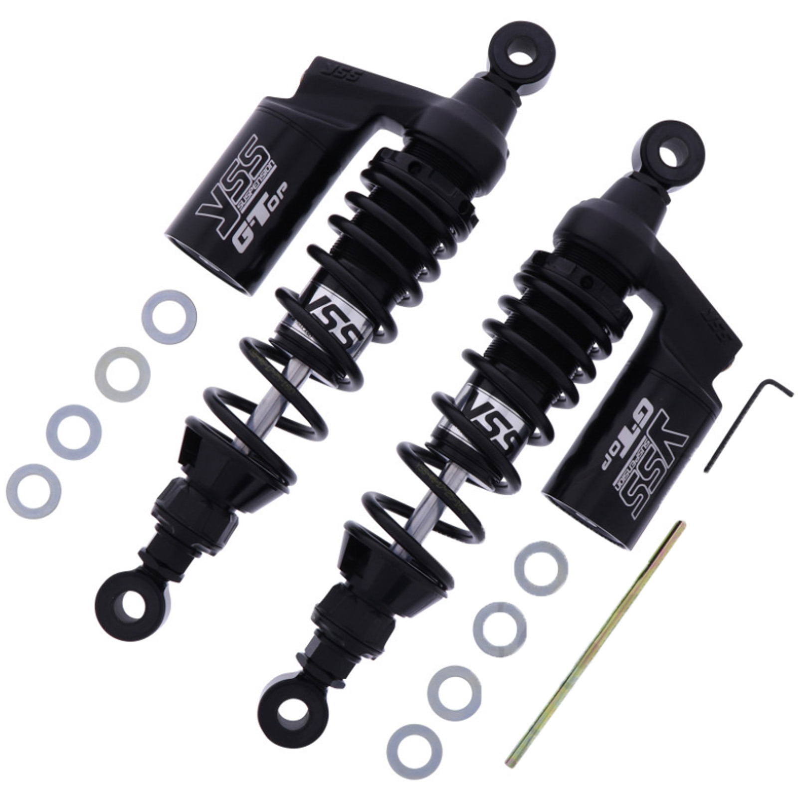 YSS RG362-320TRCJ-47-B Stoßdämpfer Federbeine hinten für Yamaha SR500 1986 - 1999 48T Trommel & Scheibenbremse