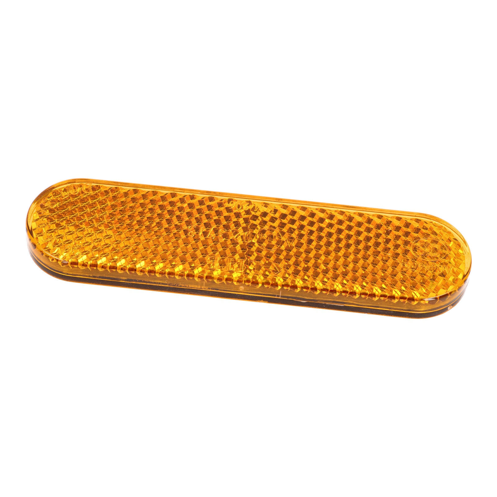Rückstrahler Katzenauge Reflektor, selbstklebende Folie, E-geprüft, 96x24mm