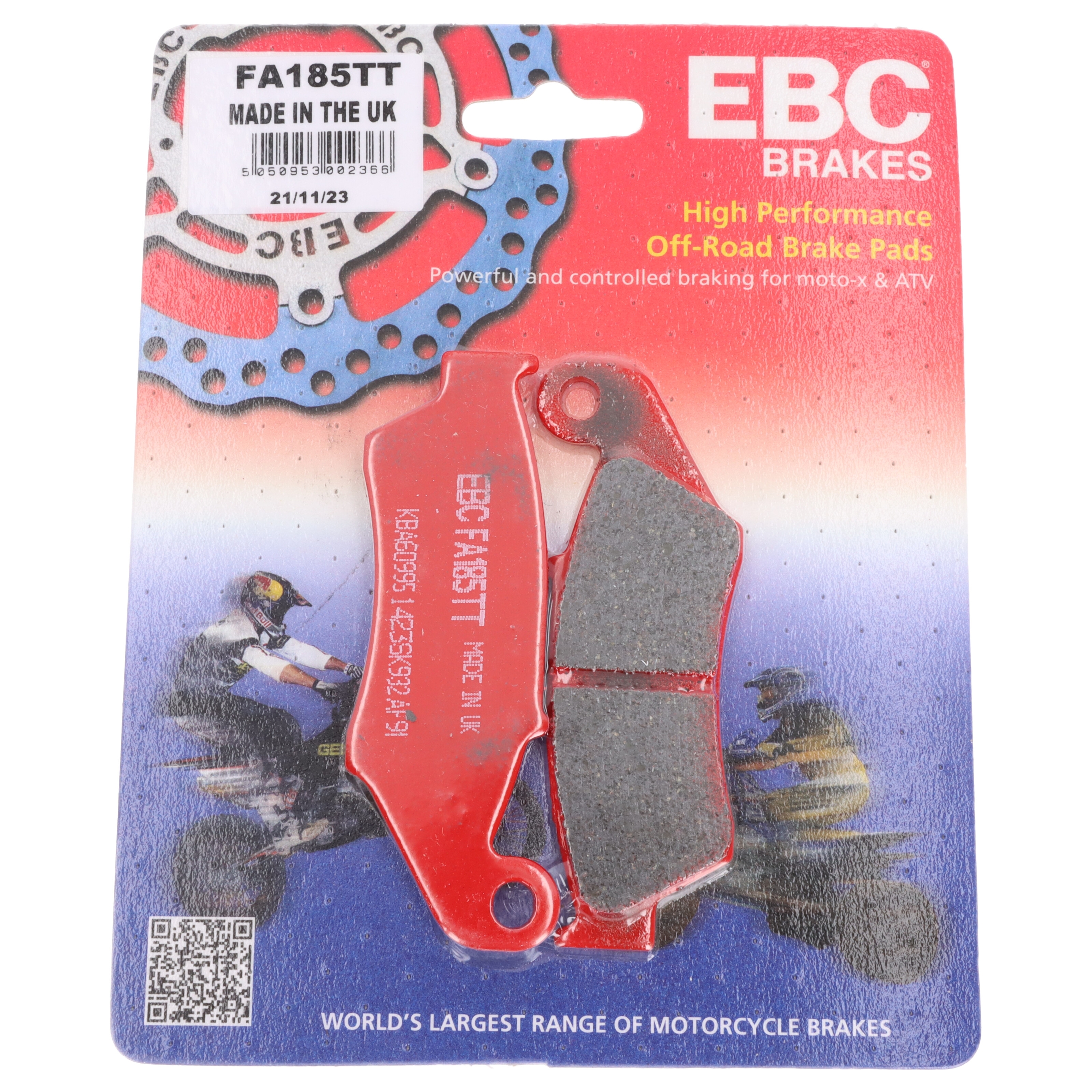 EBC Bremsbeläge FA185TT für Honda CR XLR XL XRV CRF
