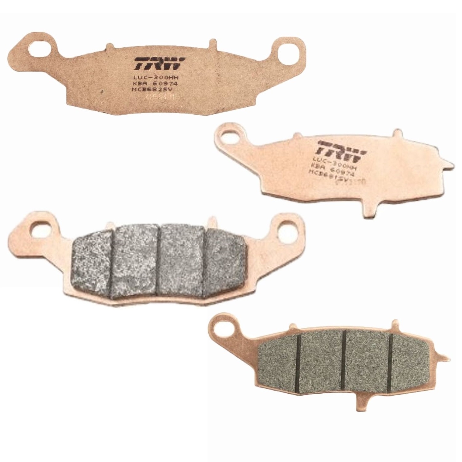 TRW Bremsbelagsatz komplett vorne für Suzuki GSF GSR DL GSX Kawasaki ER-6 GPZ KLE