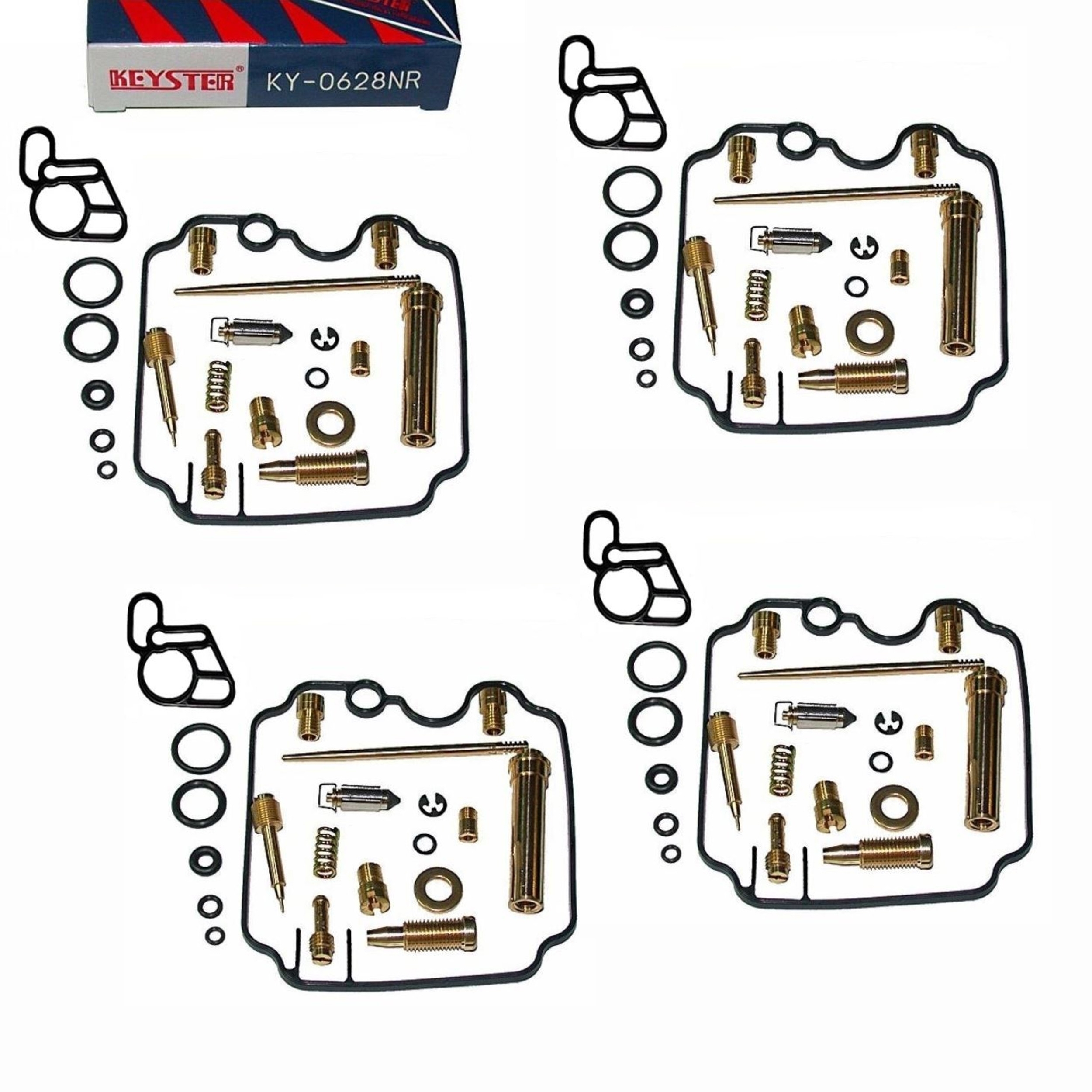 4x Keyster KY-0628NR Vergaser Reparatursatz für Yamaha XJ600 1992-95 SN SH Diversion