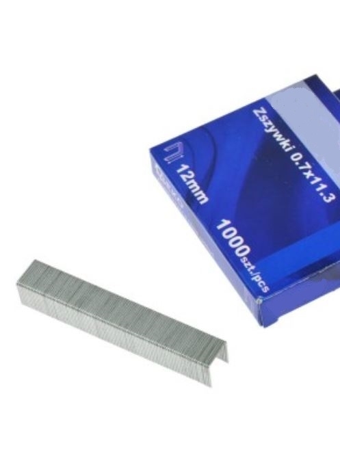 1000x Heftklammern 12mm Tackerklammern, 0.7x11.3mm für Handtacker