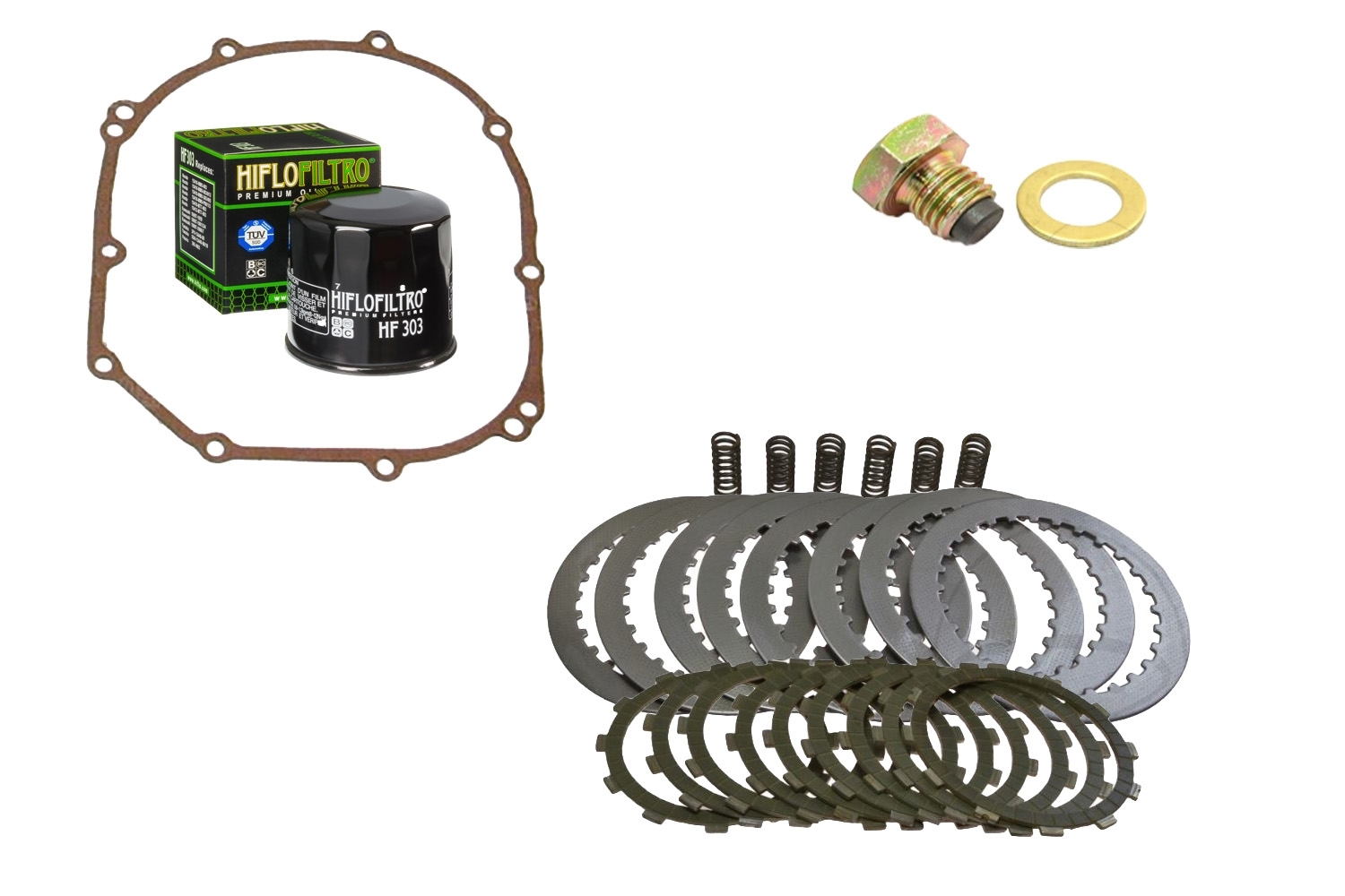 Kupplung für Honda CBR919 RR Fireblade 1996-97 Reparatursatz mit Dichtung Ölfilter Ablassschraube