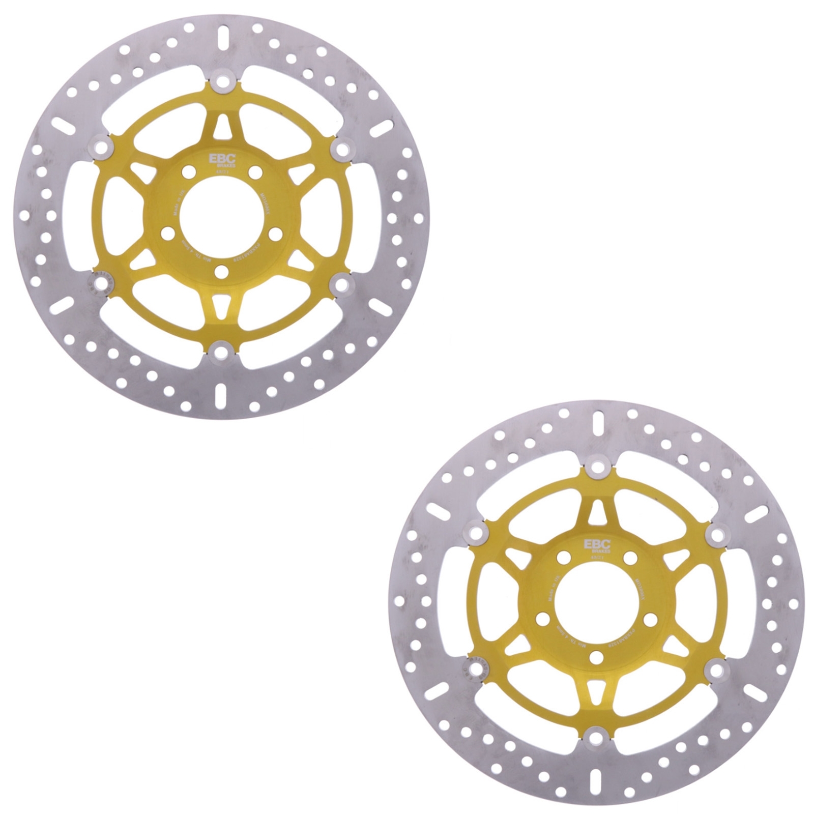 2x EBC Bremsscheibe MD3006X für Suzuki RF900 RF900 GS1200 GSF1200 GSX1200