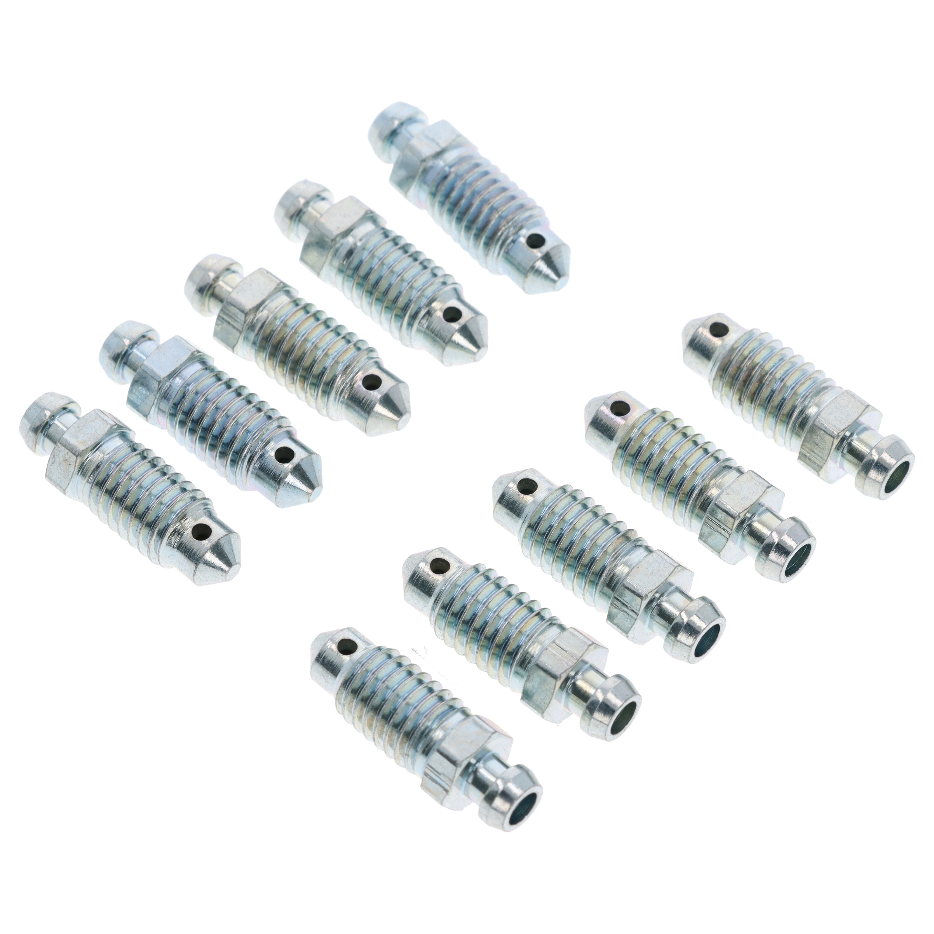 10x Quick Brake QB0100-10 Bremssattel Entlüfterschraube Entlüftungsventile M8x1.25x24.5 mm SW8