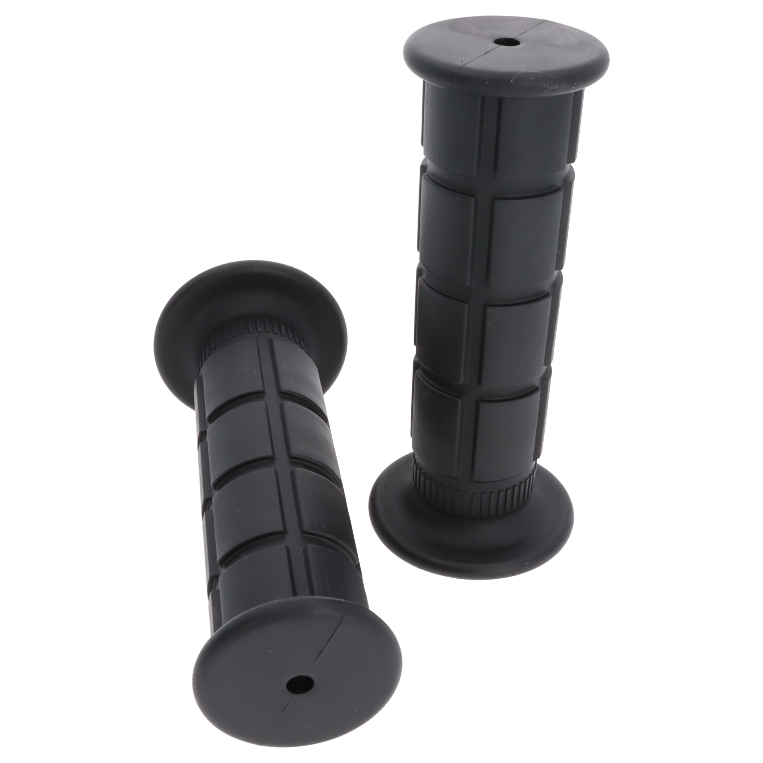 Motorrad Griffgummi-Paar schwarz für 7/8"-22 mm Lenker, Länge:124 mm