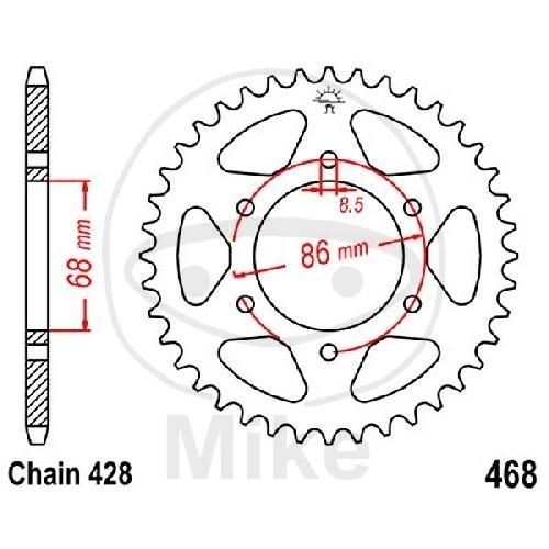 JT Kettenrad 42Z Teilung 428 JT Sprockets JTR468.42