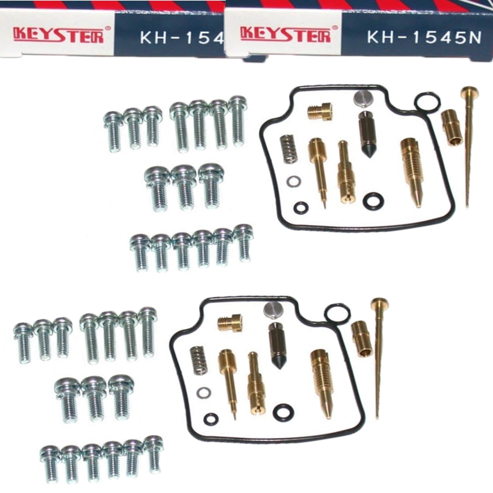 2x Keyster KH-1545N Vergaser Reparatursatz für Honda VT 600 C Shadow 1998-2000 PC21
