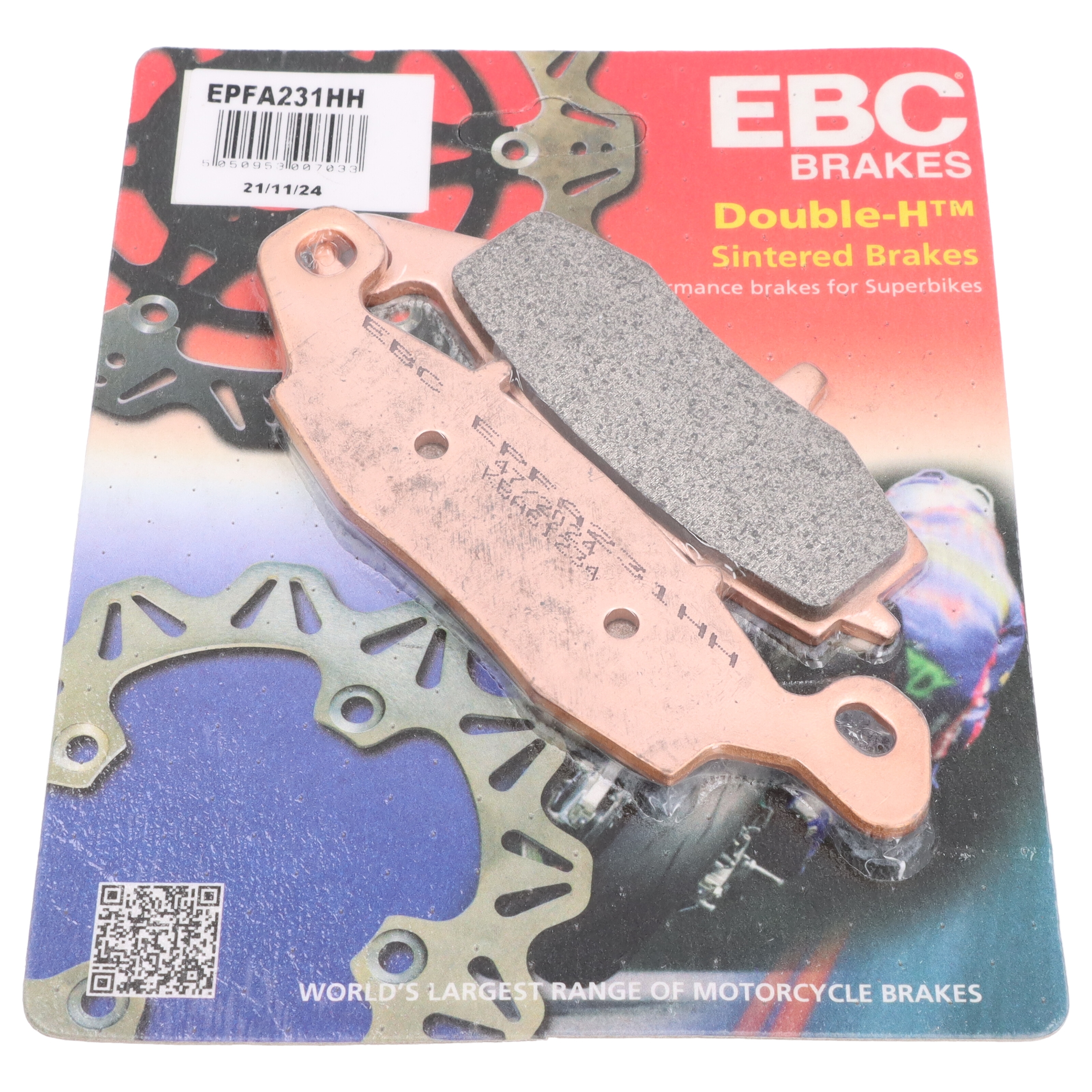 EBC Bremsbeläge EPFA231HH für Kawasaki ZR GPZ W ZR-7 VN Z KLV ER-6N ER-6F KLE
