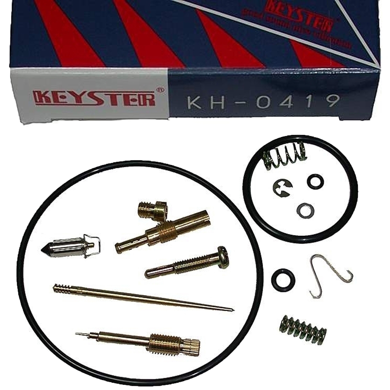 2x Keyster KH-0419 Vergaser Reparatursatz für Honda CM250 C Custom 1982 - 1983 MC06