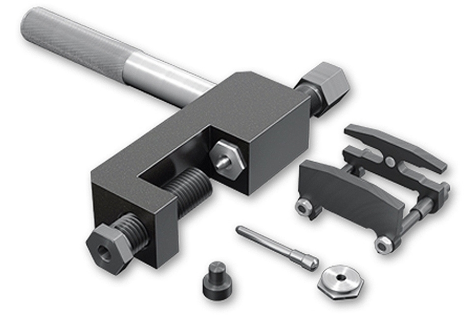 KELLERMANN SET Kettenwerkzeug Kettennietgerät KTW2.5 + Nietkopfformer