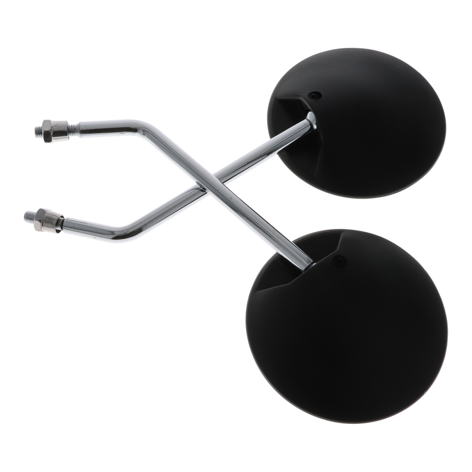 Spiegelpaar für Simson S50 S51 S70 SR50 Schwalbe KR51 M8x1.25 schwarz