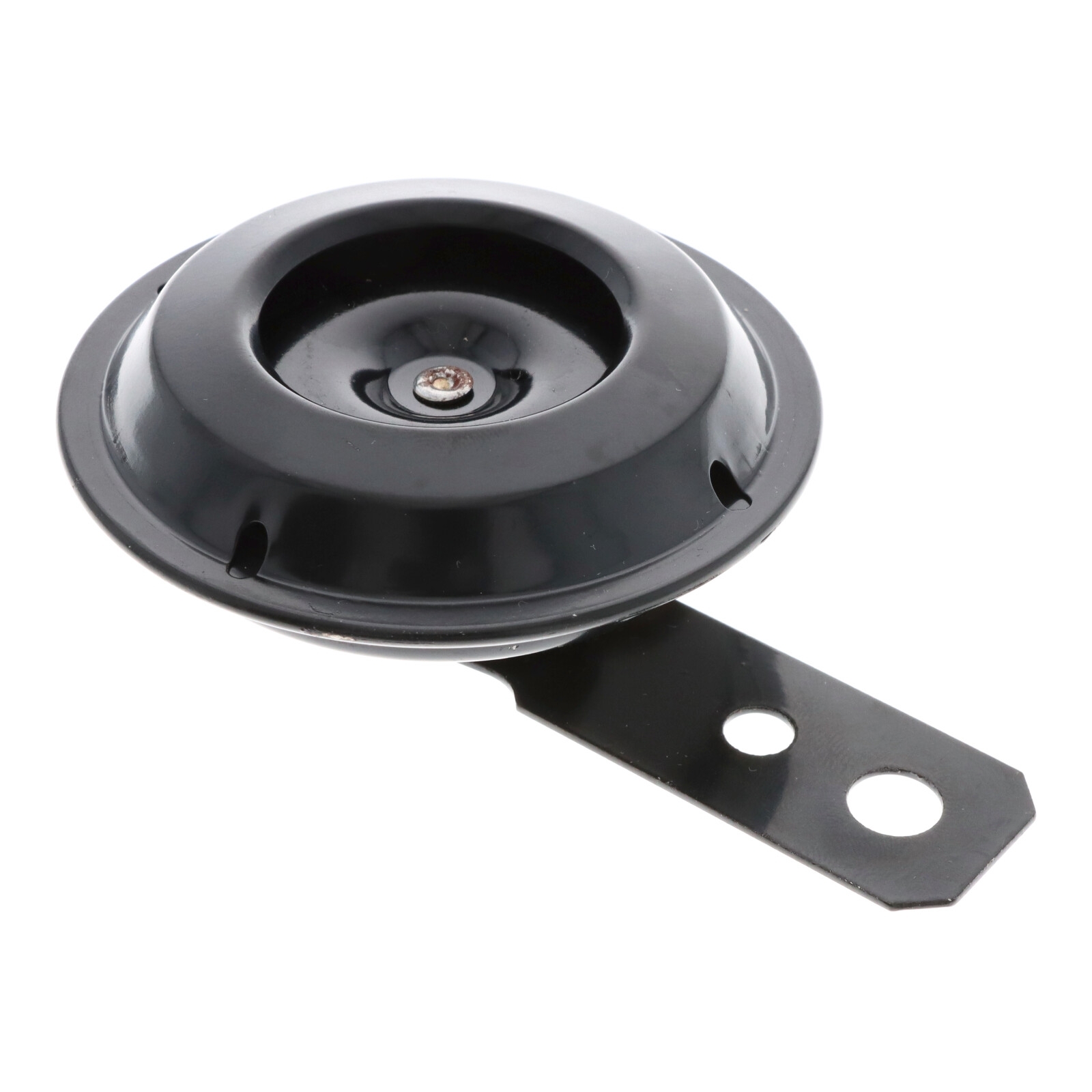 Horn Hupe 6V schwarz für Motorrad Quad ATV Roller Mofa Moped 70 mm Metallhupe