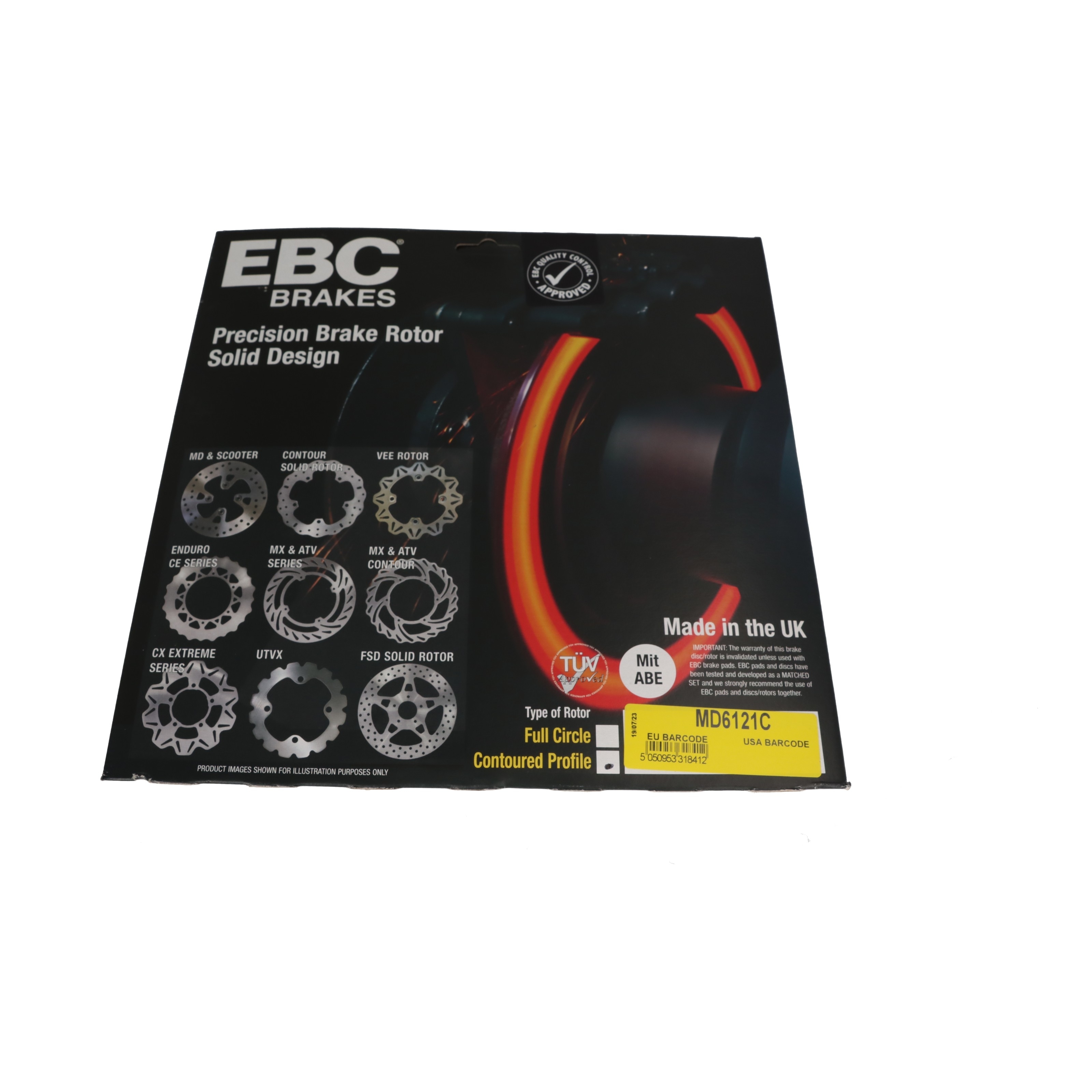 EBC Contour Bremsscheibe MD6121C