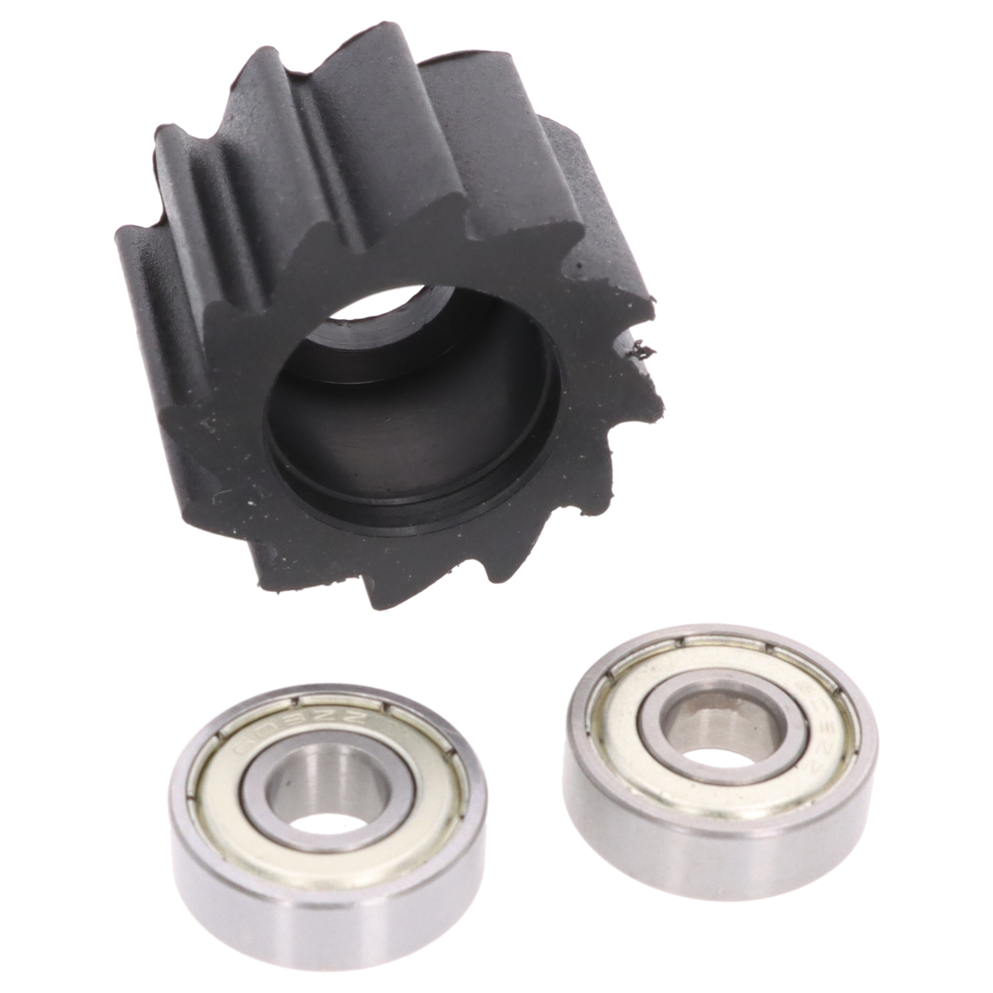 Kettenrolle für Kawasaki KX KXF mit Sägeprofil Führungsrolle Antriebskette 39mm