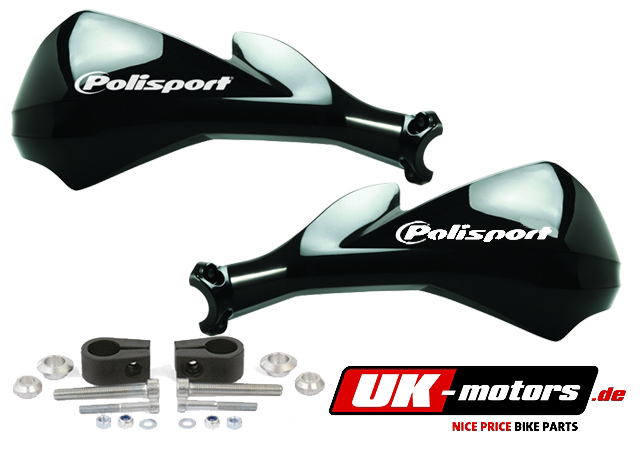 Polisport Handprotektoren Paar Sharp Schwarz 8304000036