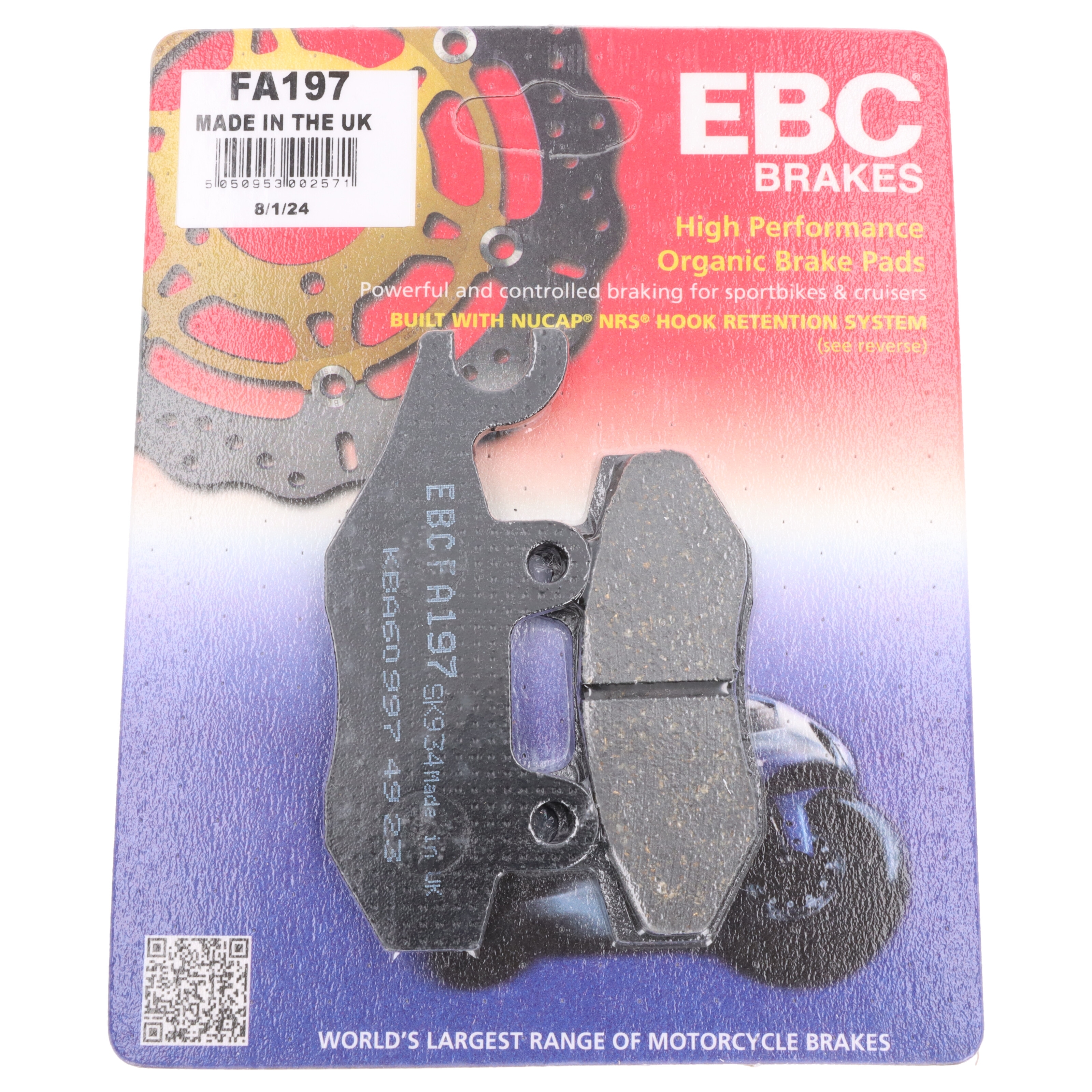 EBC FA197 Bremsbeläge für MZ/MUZ Kymco Like People Grand Dink Honda VT XL Kawasaki