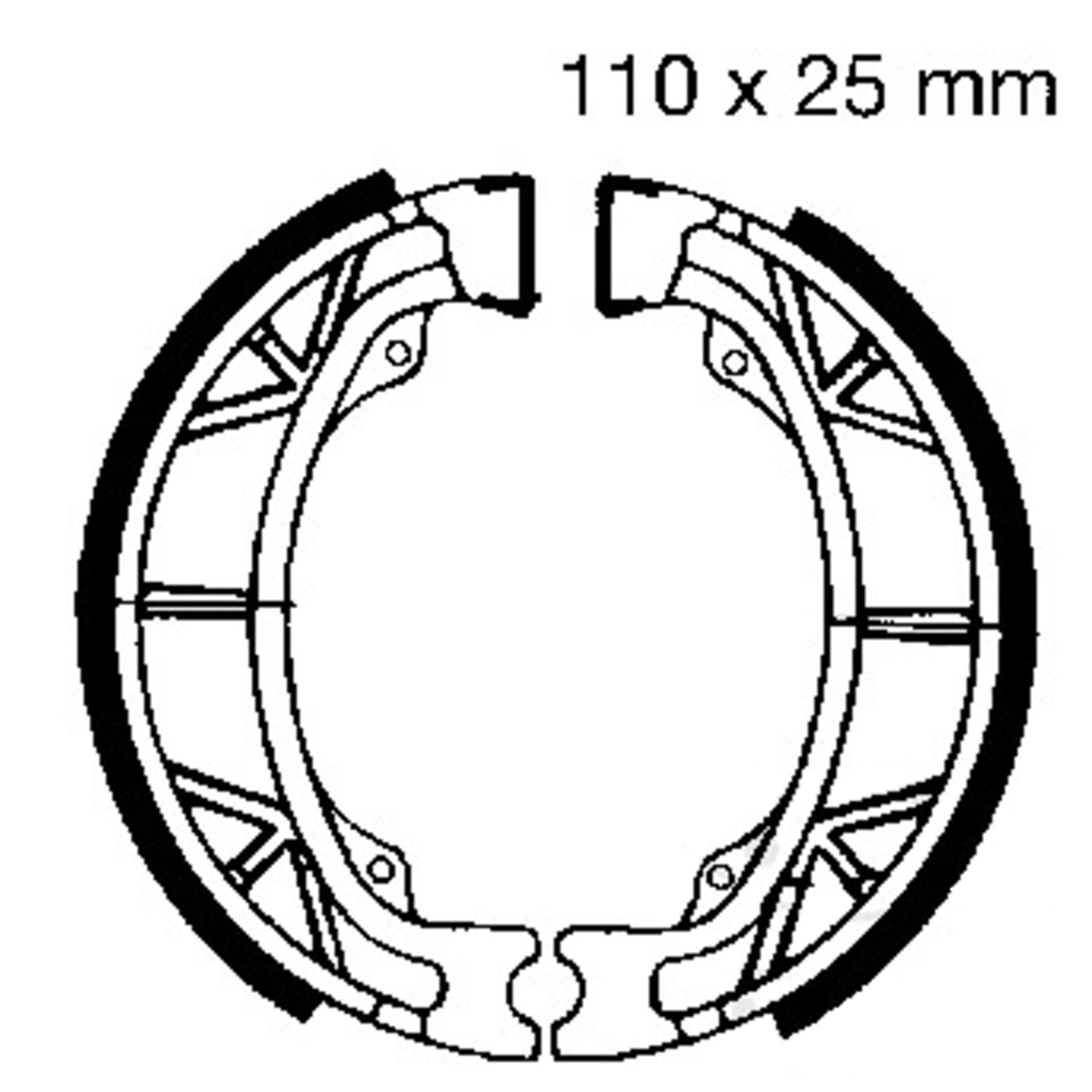 EBC Bremsbacken H303