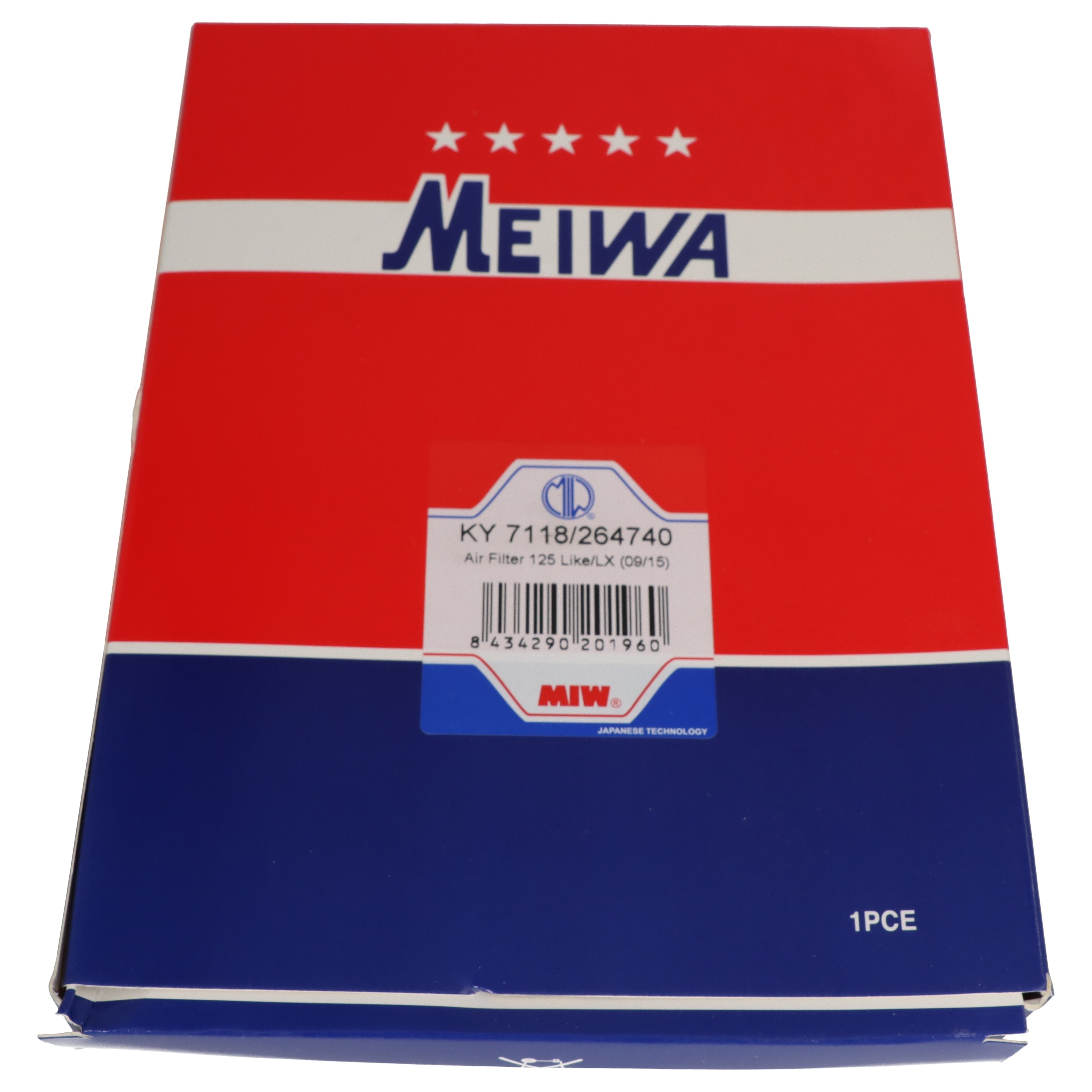 MIW Luftfilter KY7118 für Kymco Like 125/200 LX (09-15)