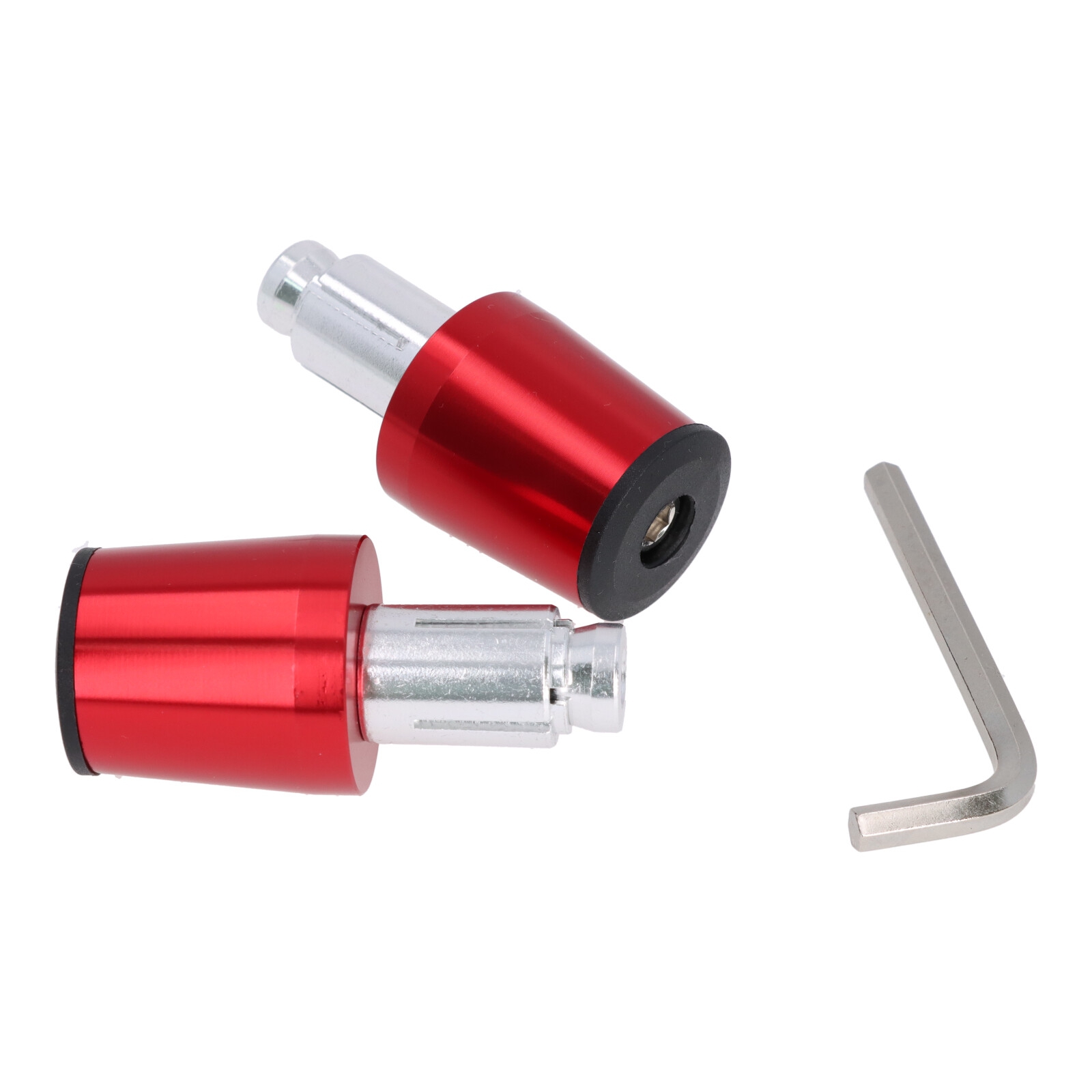 Lenkerenden Lenkergewichte 2x81g rot Vibrationsdämpfer für Motorrad Quad ATV