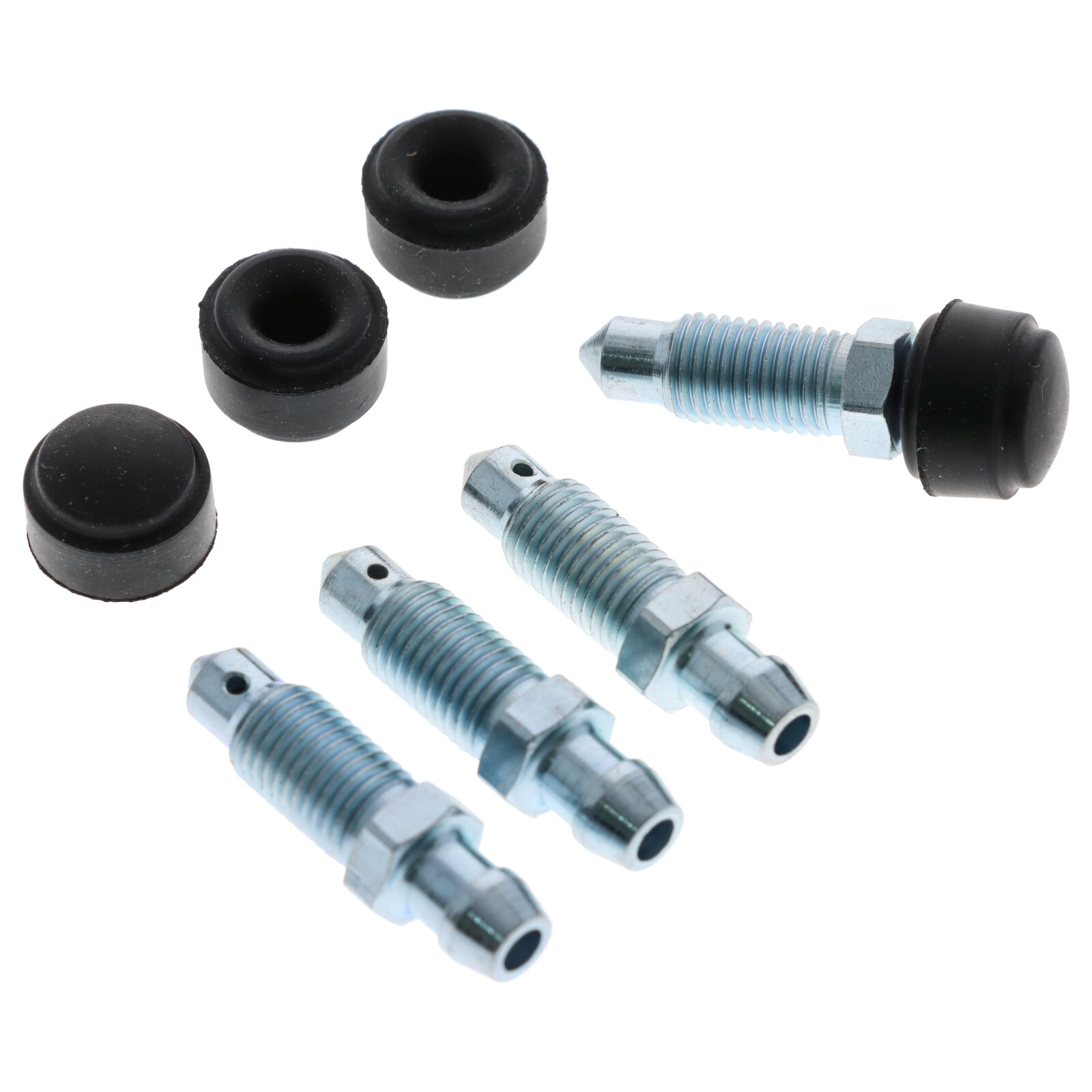 4x Quick Brake QB0090-4 Bremssattel Entlüfterschraube Entlüftungsventile M8x1x33.5 mit Kappen
