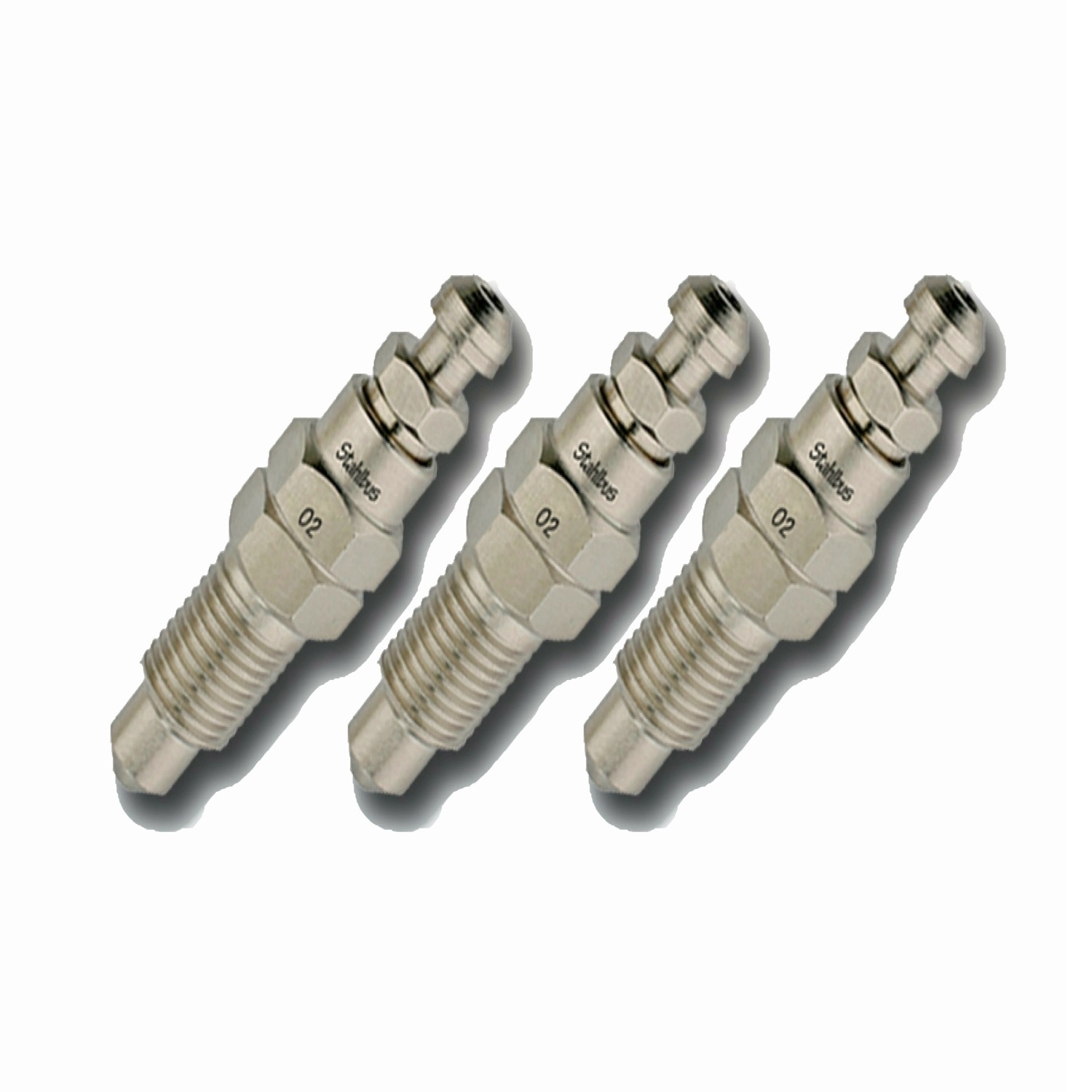 SB-110512 3x stahlbus Entlüfterschraube Entlüftungsventil 3/8 Zoll-24UNFx22 mm