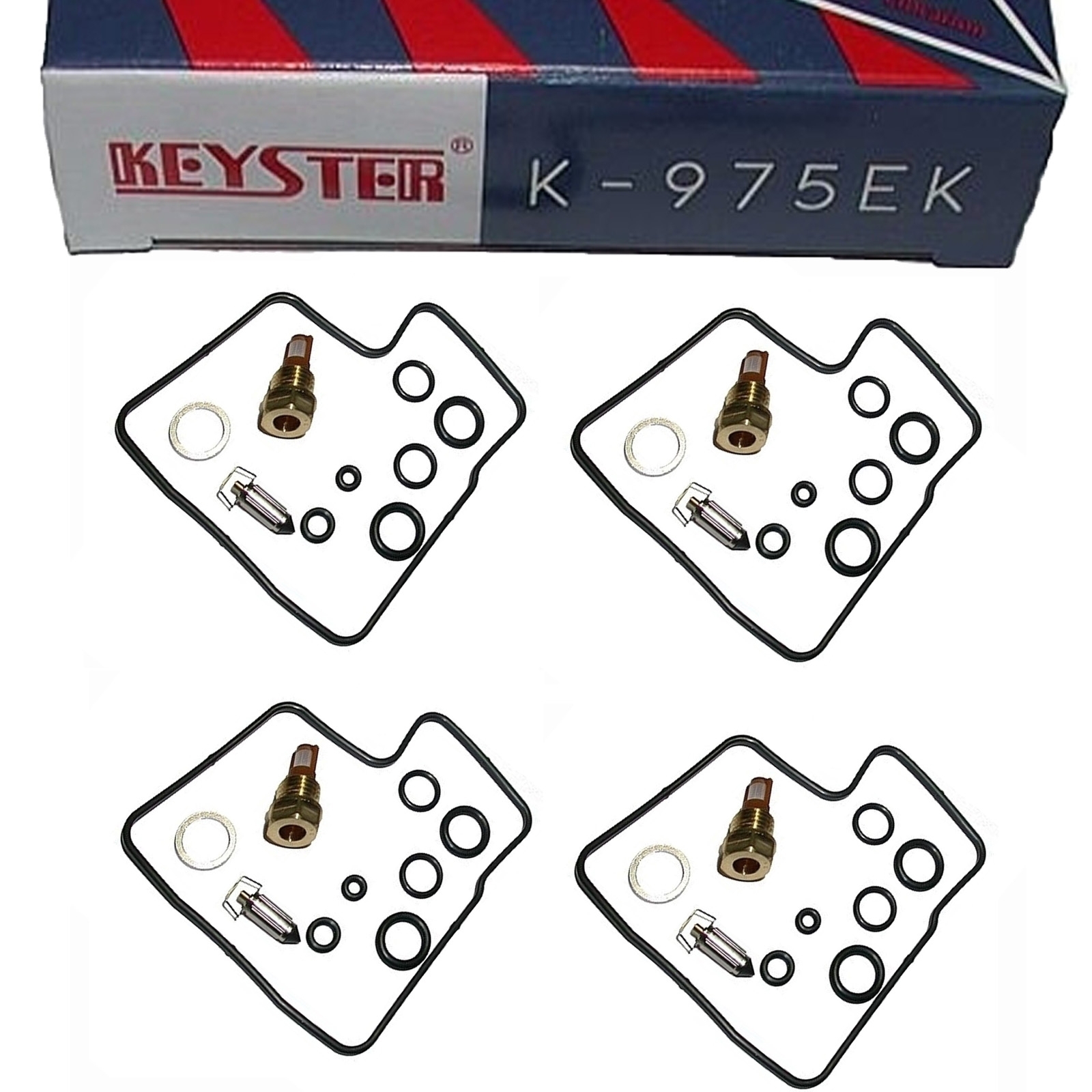 4x Vergaser-Reparatursatz für Honda VF750 VF 750 F/S/C RC07 RC09 RC15 ´82-85