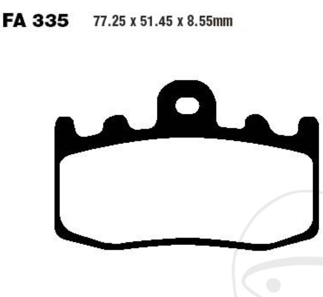EBC FA335HH Sintermetall Bremsbeläge vorne für BMW R 1100 R1150 R1200 K1200 K1300