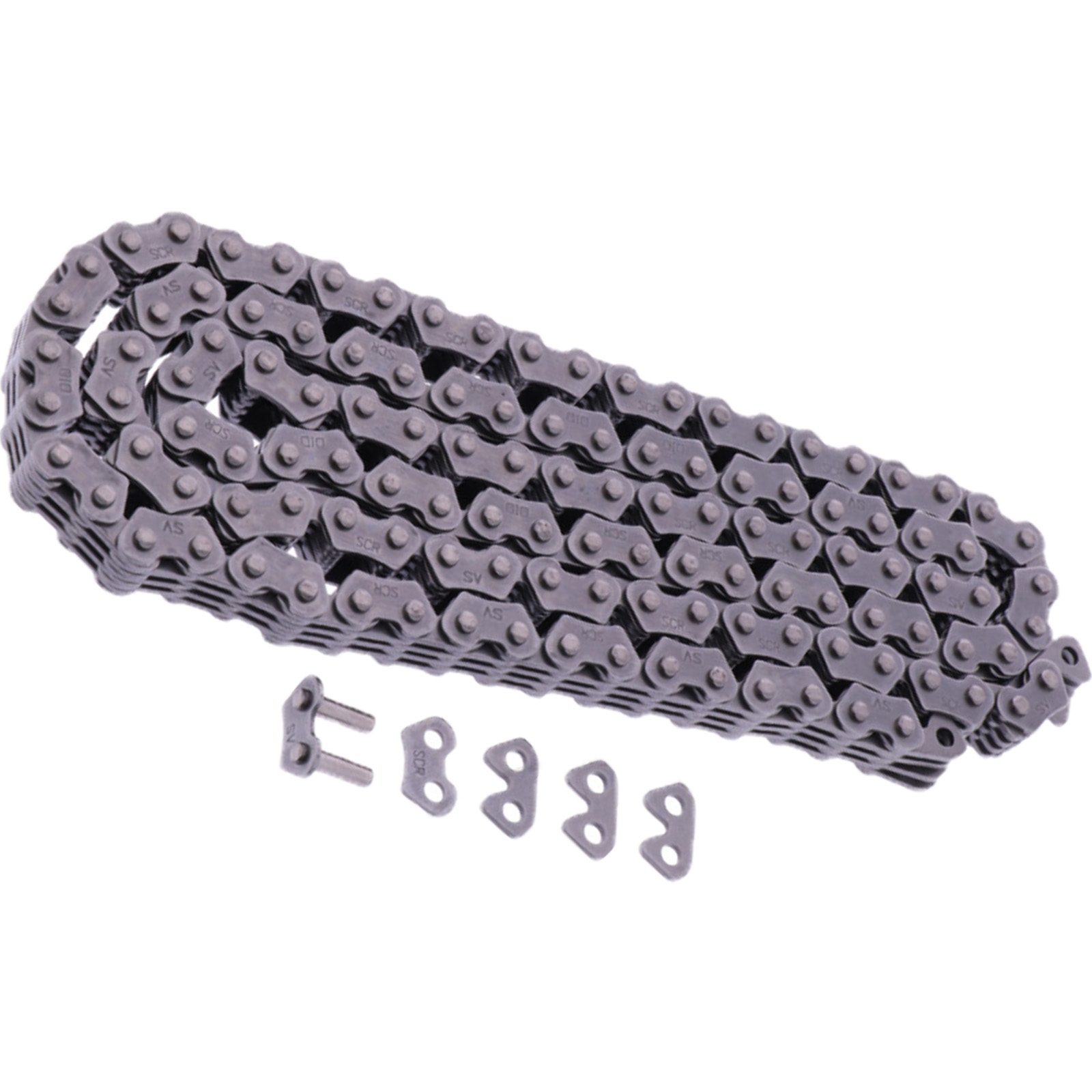 DID SCR0412 SV/122 Steuerkette für BMW G 450 X Kawasaki ZX-6R 600 ZZR600 Husqvarna offen + Schloss