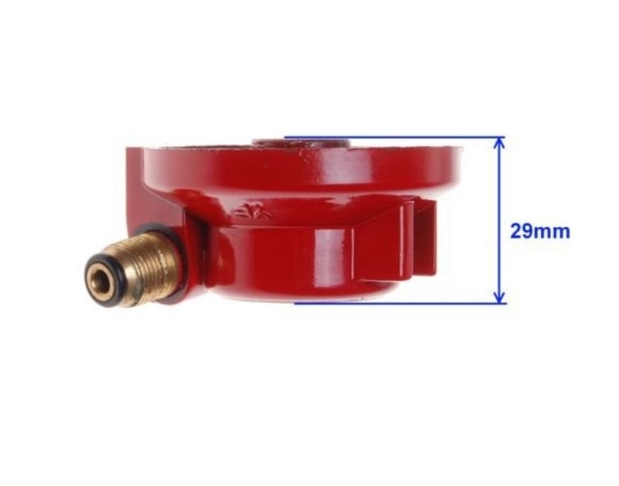Tachoantrieb Tachoschnecke rot 12 mm für 50 ccm Roller