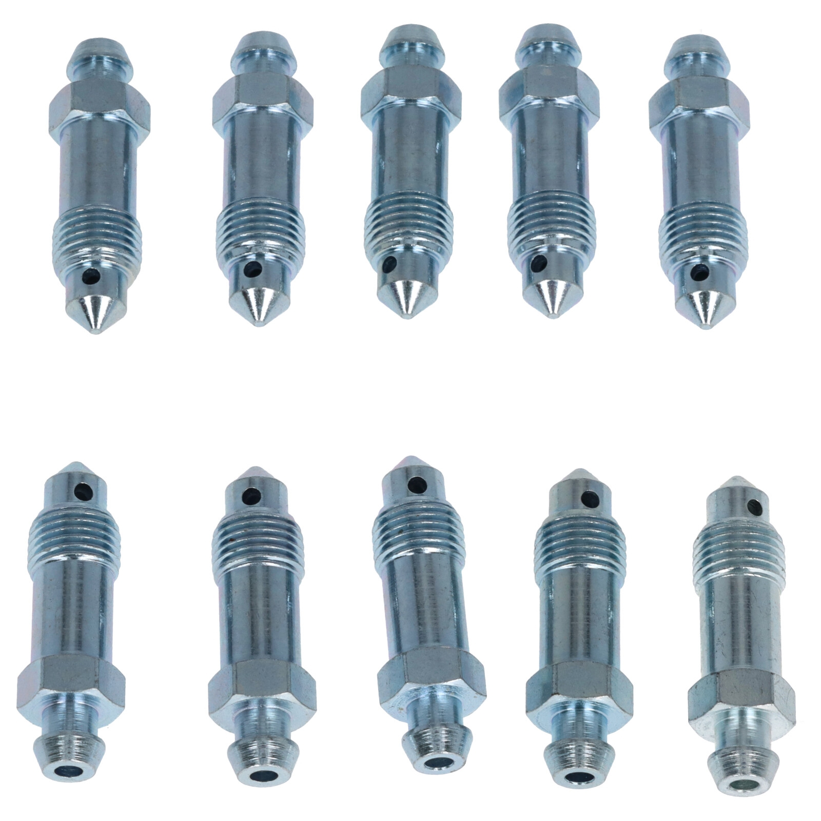10x Quick Brake QB0018-10 Bremsen Entlüfterschraube Entlüftungsventile M10x1x36.5 mm SW10