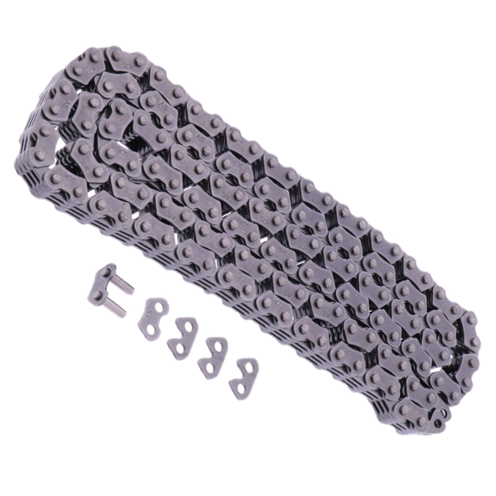 DID SCR0412 SV/134 Steuerkette für Kawasaki ER6 KLE Ninja Vulcan Z 650 ZX9R Triumph Yamaha offen + Schloss