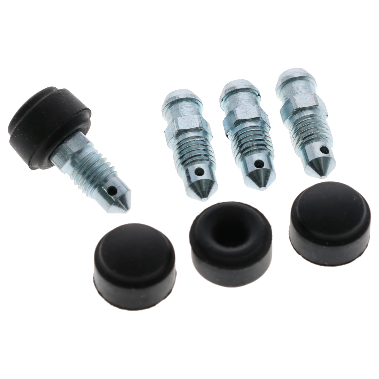 4x Quick Brake QB0053-4 Bremssattel Entlüfterschraube Entlüftungsventil M7x1x21.7 mit Kappen