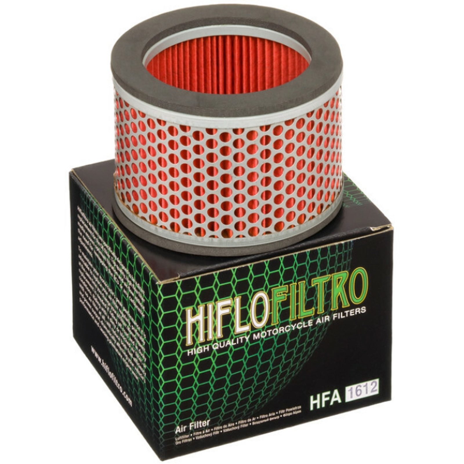 Hiflo HFA1612 Luftfilter für Honda Dominator NX 650 1988 - 2000 RD02 RD08A RD08B RD087 Filterelement