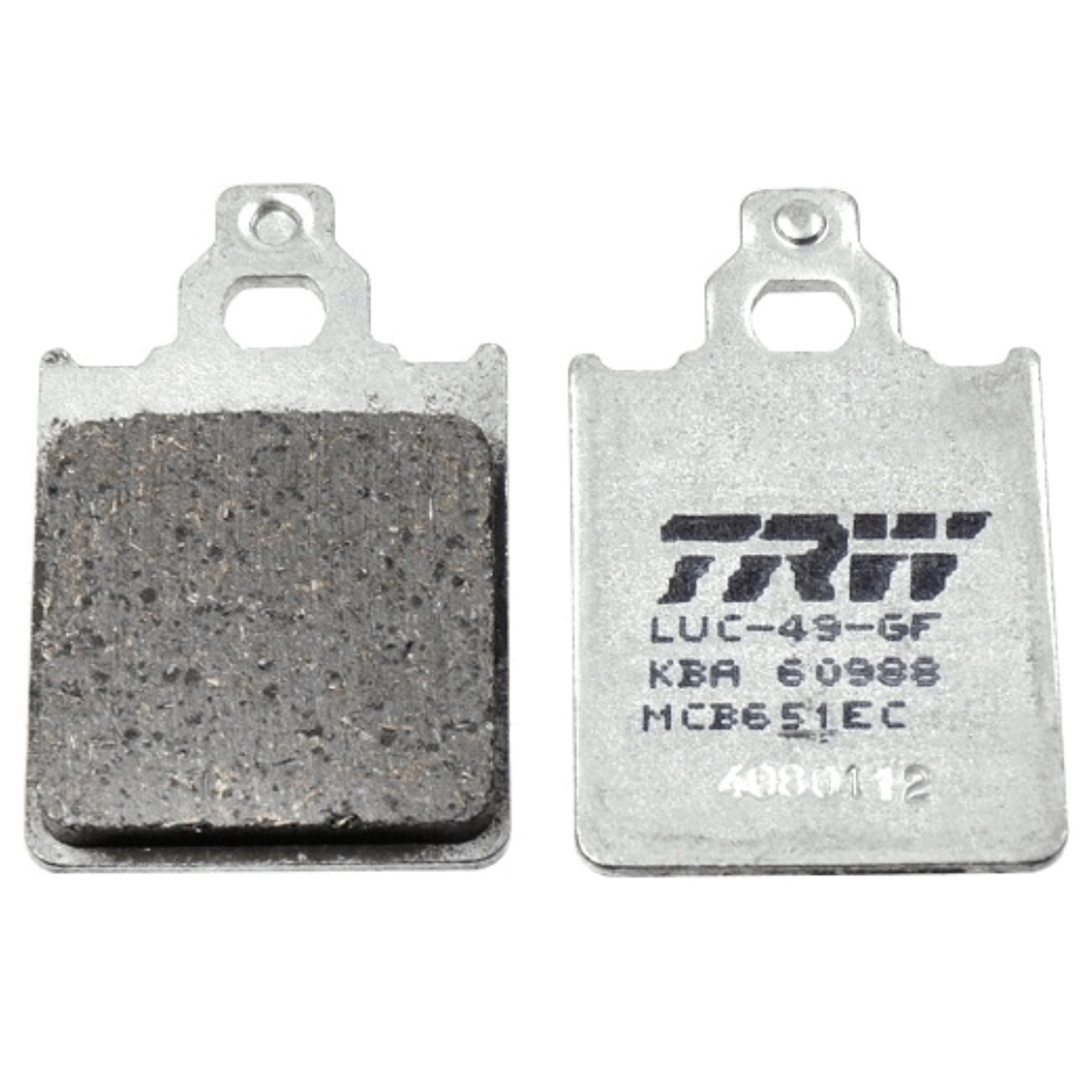 TRW MCB651EC Bremsbeläge vorne für Vespa PX125 PX150 PX200 Italjet Formula 50 Piaggio SKR