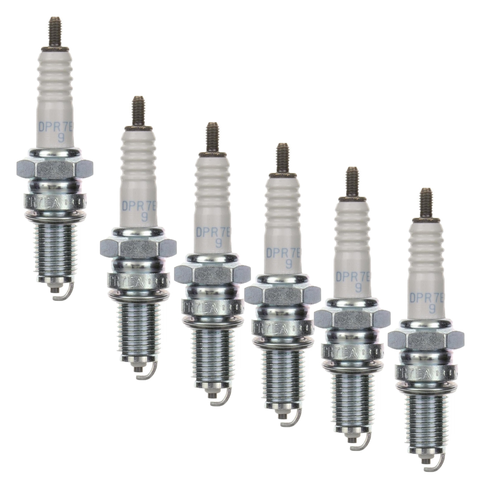 6x NGK DPR7EA-9 5129 Zündkerze für Honda GL1500 Valkyrie F6C Goldwing
