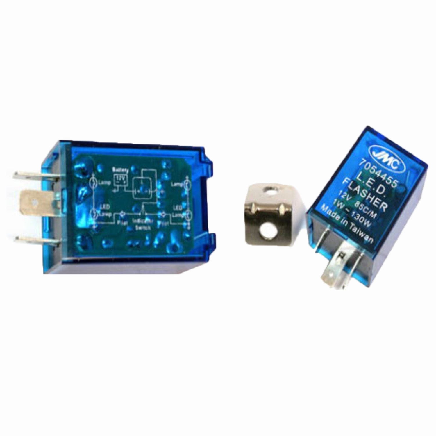 Blinkrelais 12V Relais 3 Polig LED Halogen Blinker Blinkleuchten BD14B-0007