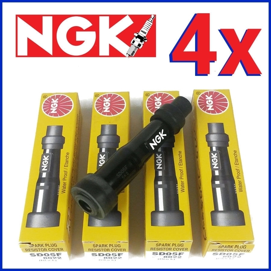 4x NGK Zündkerzenstecker SD05F 8022 für Honda CB CBR Suzuki GSF400 FZ750 GSX Yamaha FJ1200