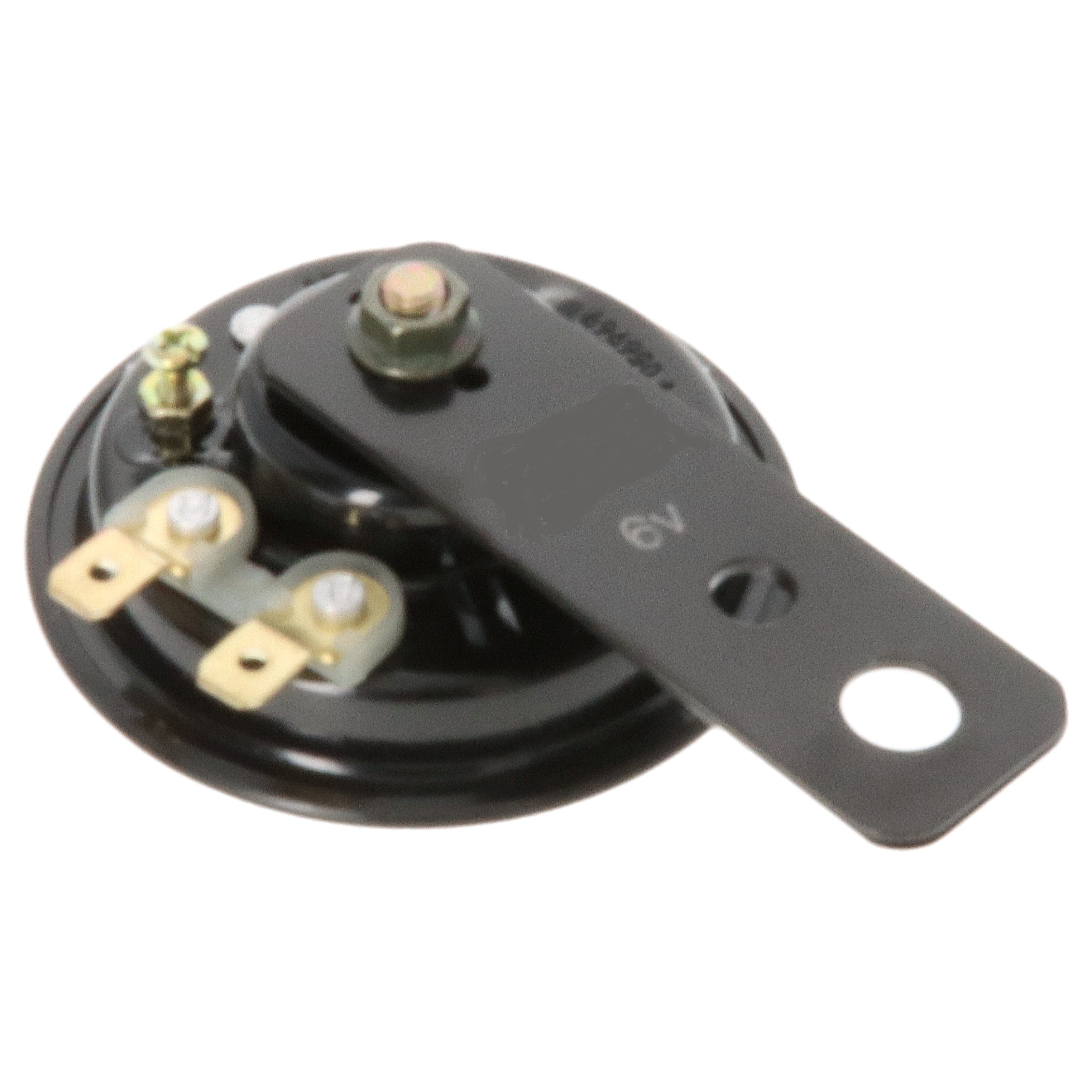 Premium Motorrad Hupe schwarz, 6 Volt, 65 mm E-geprüft universal Metall