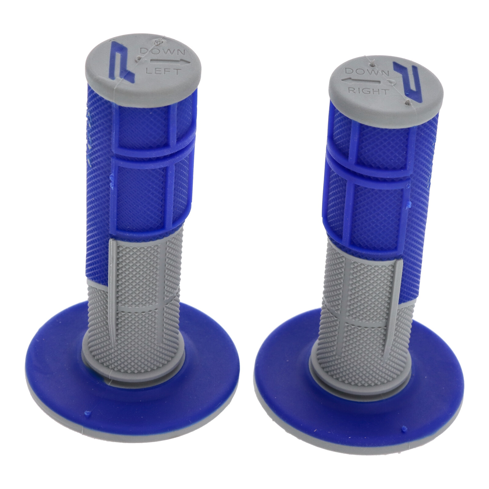 Progrip MX Griffgummi Paar PA080100GRBL 801.04 Grau-Blau für Offroad Motocross Enduro
