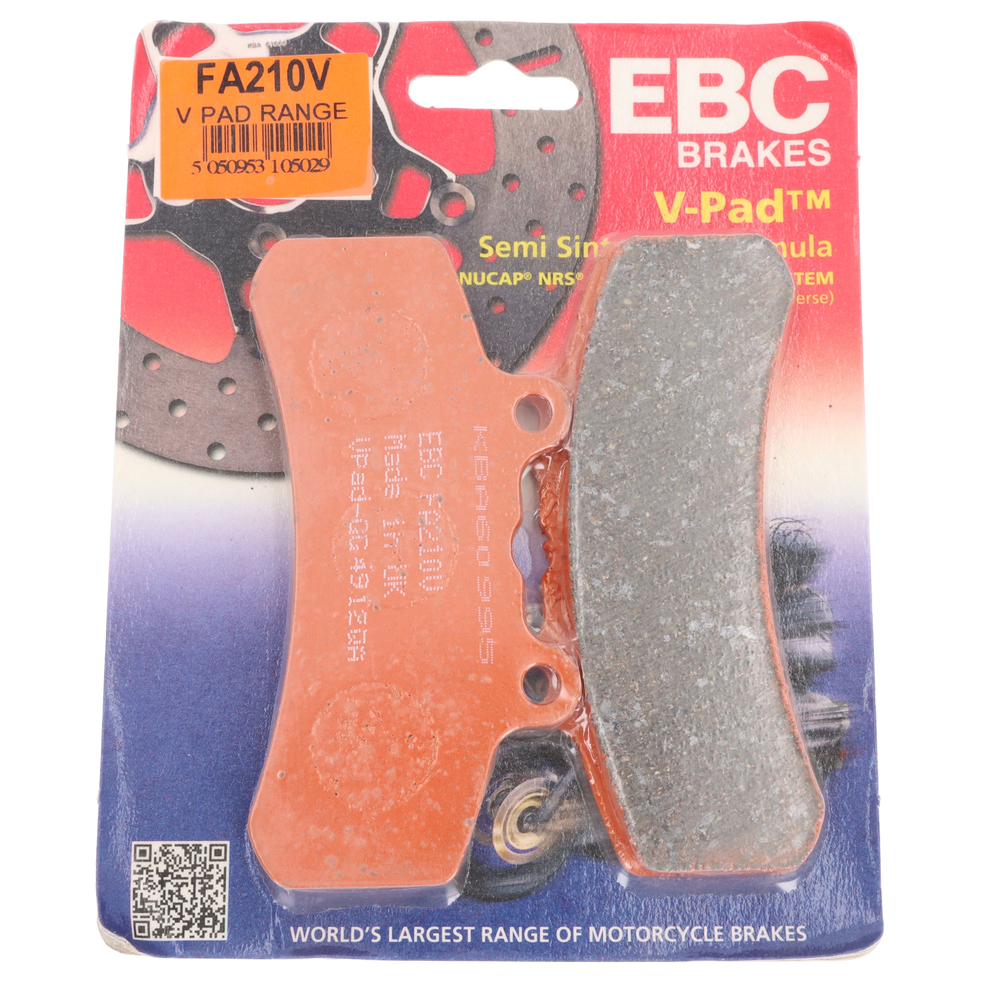 EBC FA210V Bremsbeläge vorne für Buell M2 1200 Cyclone S1 1200 Lightning S3 S3T 1200 Thunderbolt