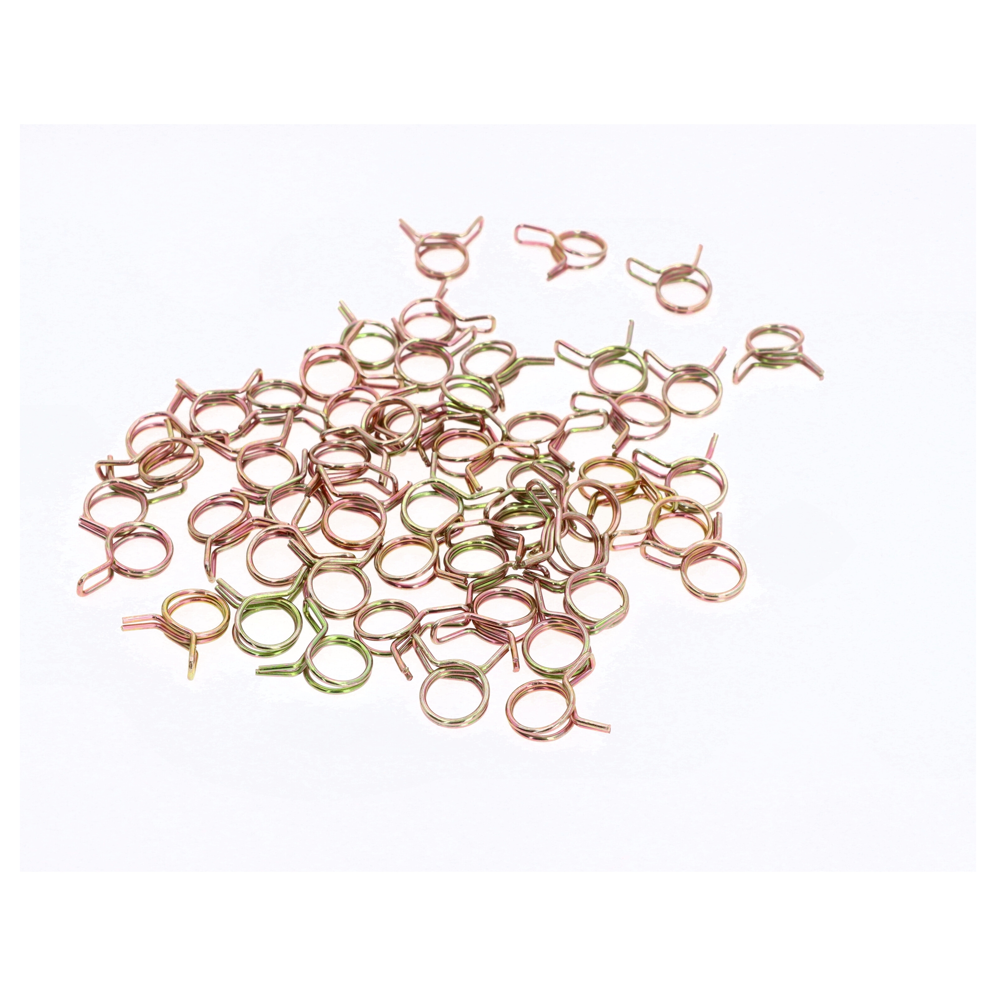 50x Universelle Klemmen Schlauchklemmen für Benzinschlauch / Kraftstoffschlauch 10x1mm
