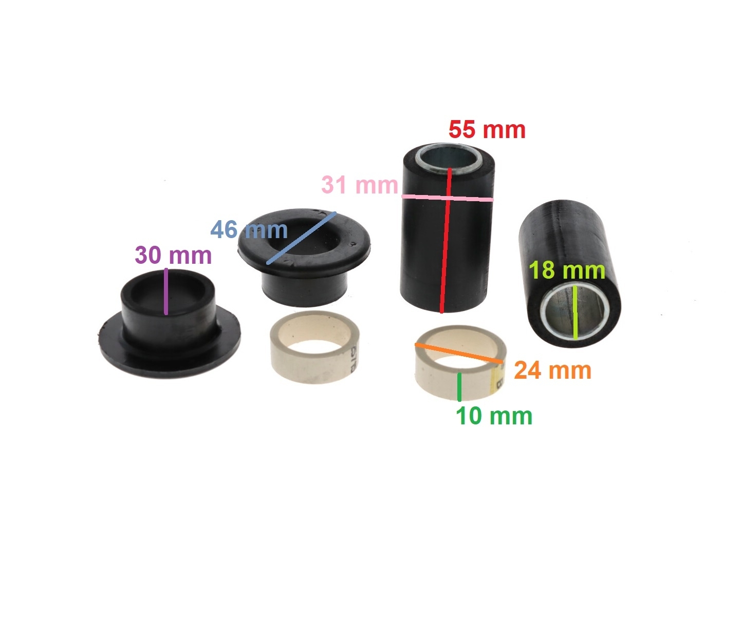 Schwingenlager Motorlager Reparatursatz für MZ ETZ TS 125 150 250 251