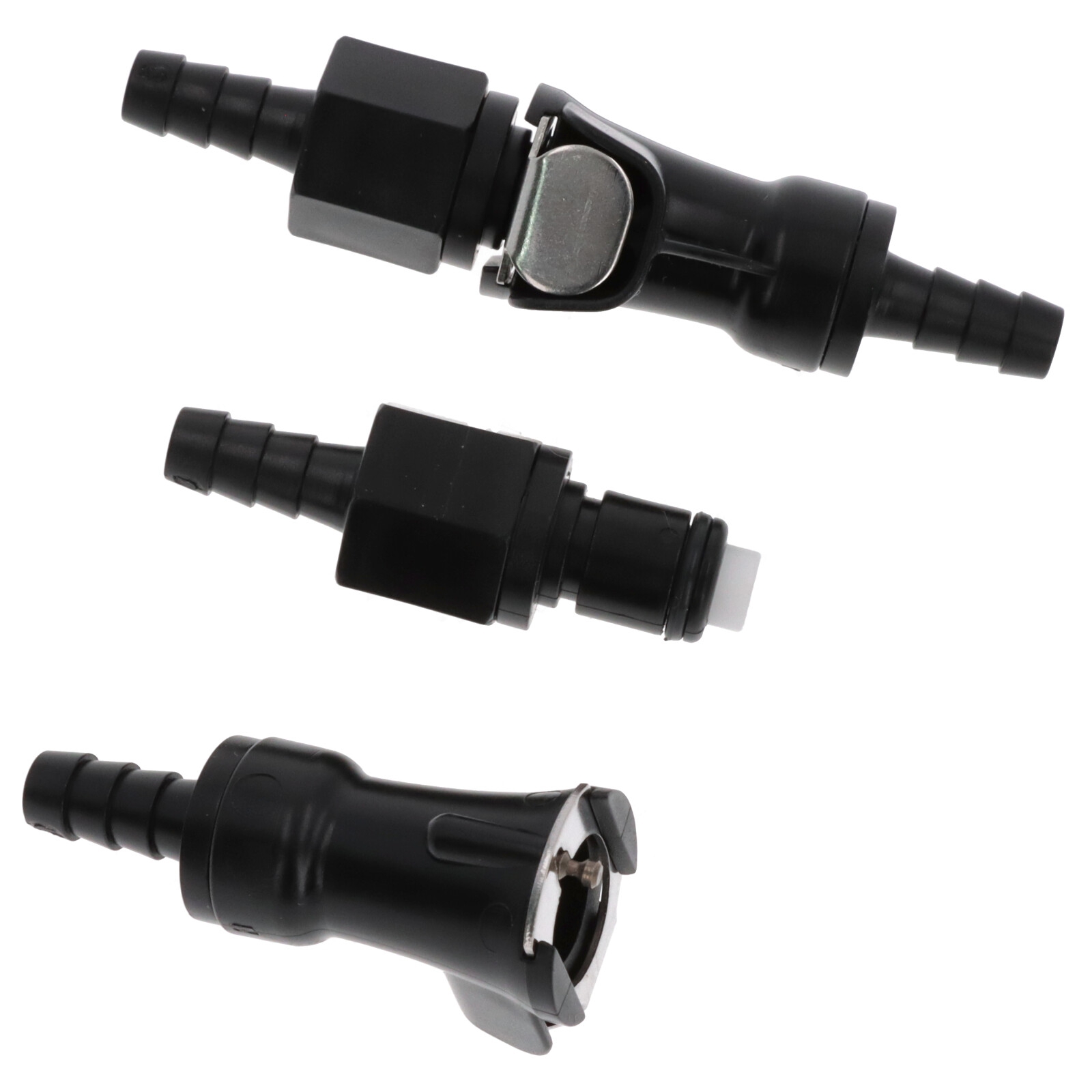 2x Benzinleitung Schnellspanner Kraftstoffleitung Kupplung 6mm Stecker Benzinschlauch Abschaltung