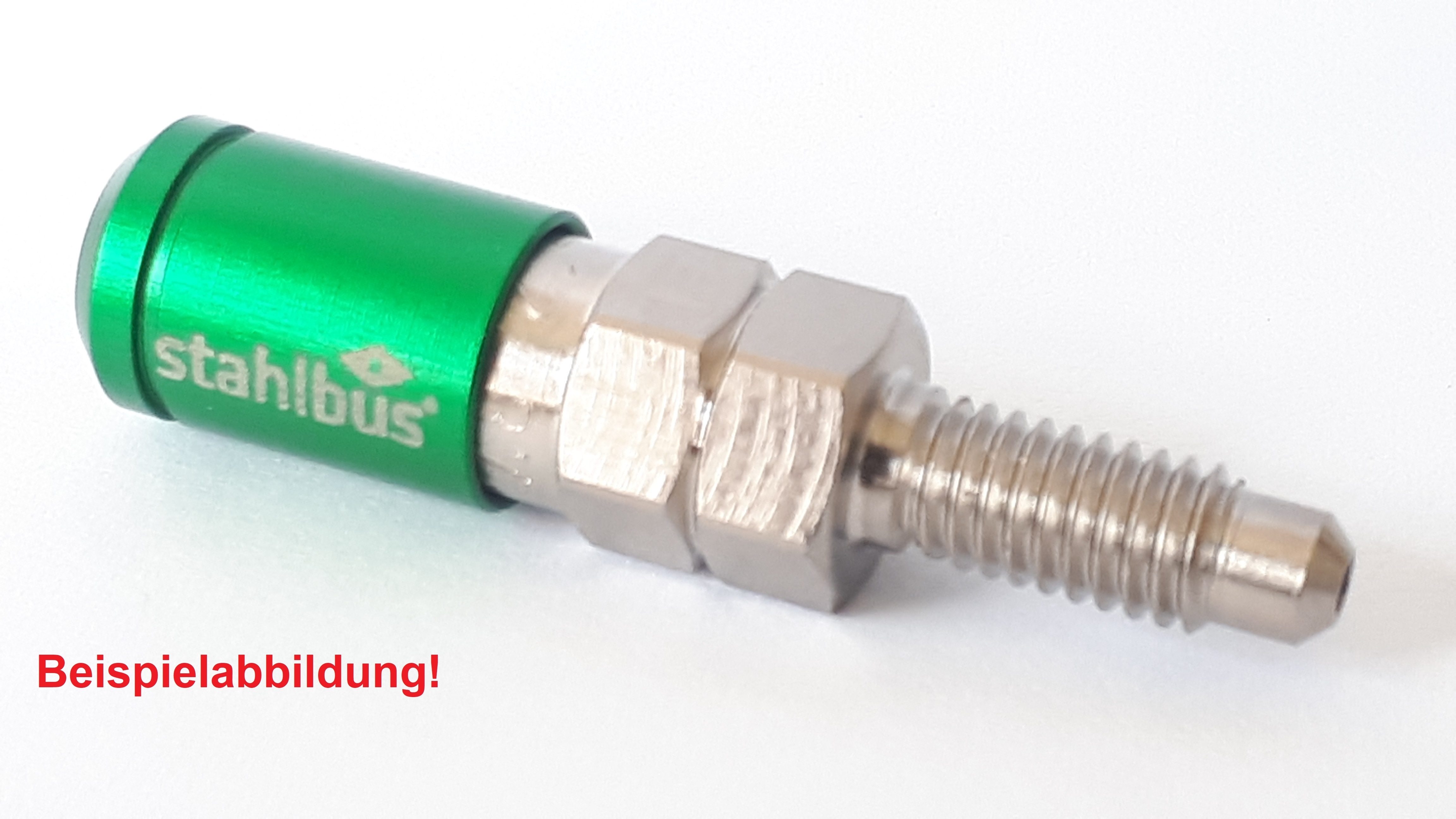 stahlbus Schnell-Entlüfterschraube Entlüftungsventil SB-110311 M8x1.25x16 & Ventilkappe Grün
