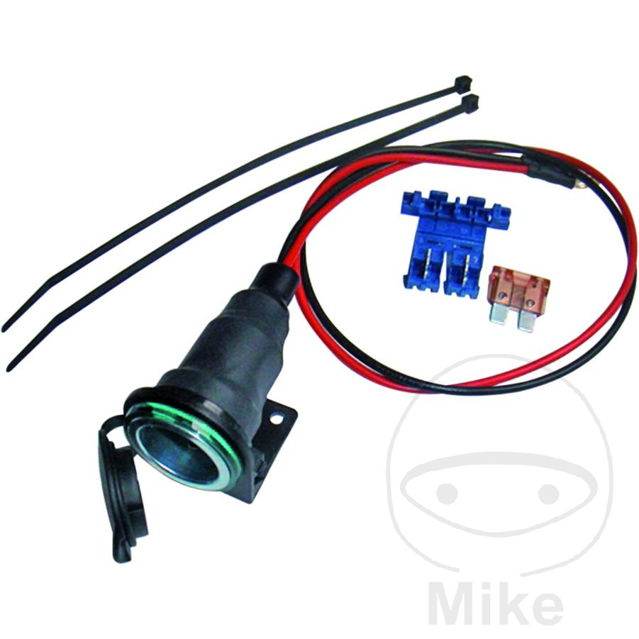 BAAS ZA01 Motorrad Bordsteckdose 12V Einbau Aufbau