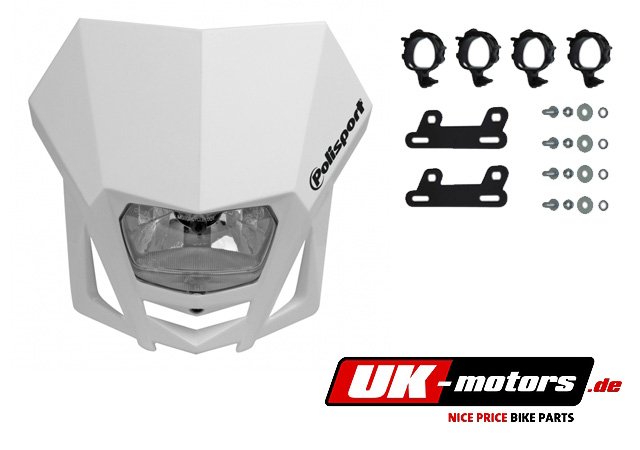 Polisport universal Lampenmaske     LMX     WEISS     8657600001